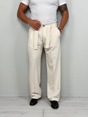 PANTALONE ELEGANT AMPIO - TASCA DIETRO