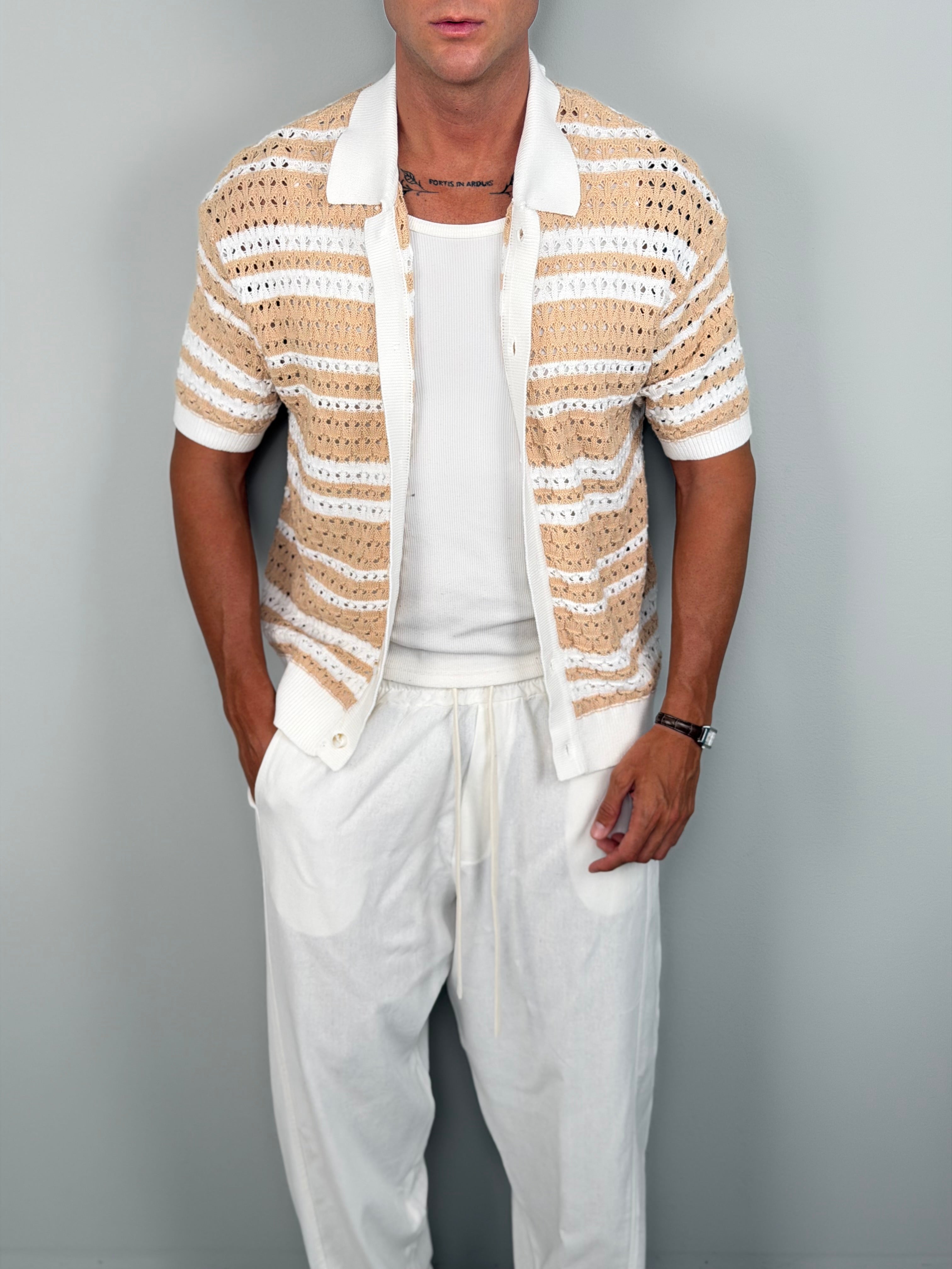 POLO CARDIGAN TROUVILLE COTONE