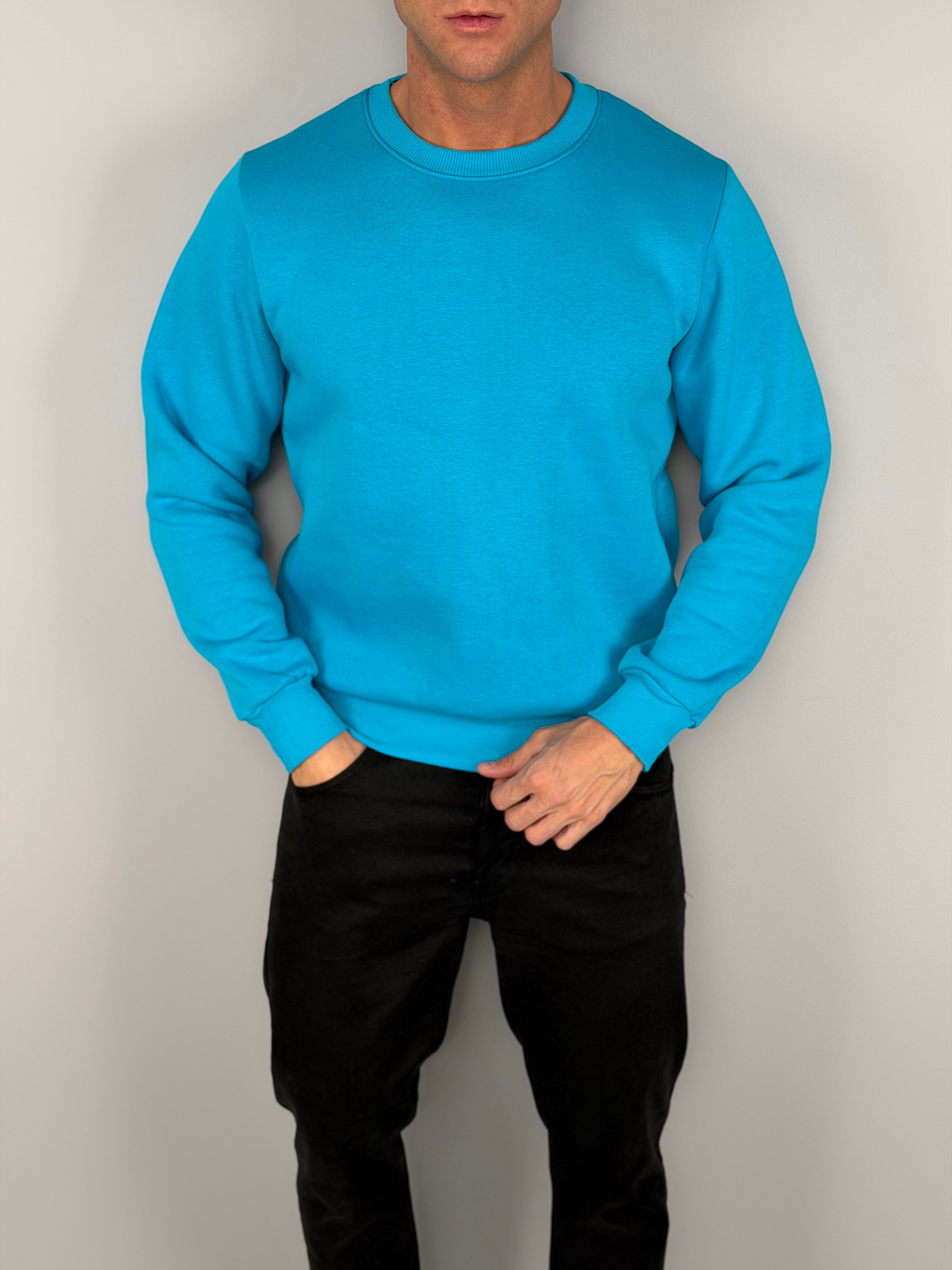 SUDADERA DE TELA ESPESA V5 CUELLO REDONDO