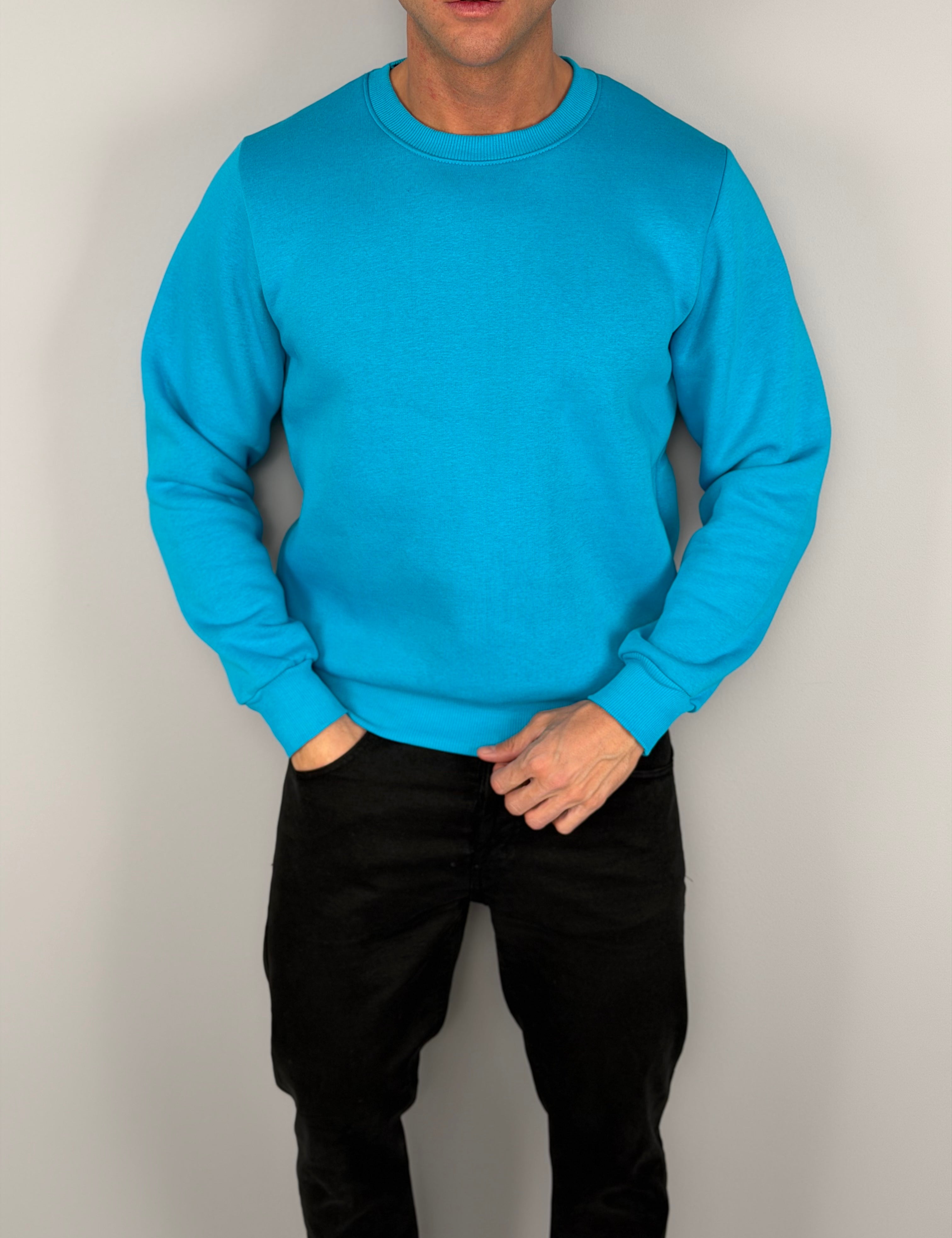 SUDADERA DE TELA ESPESA V5 CUELLO REDONDO