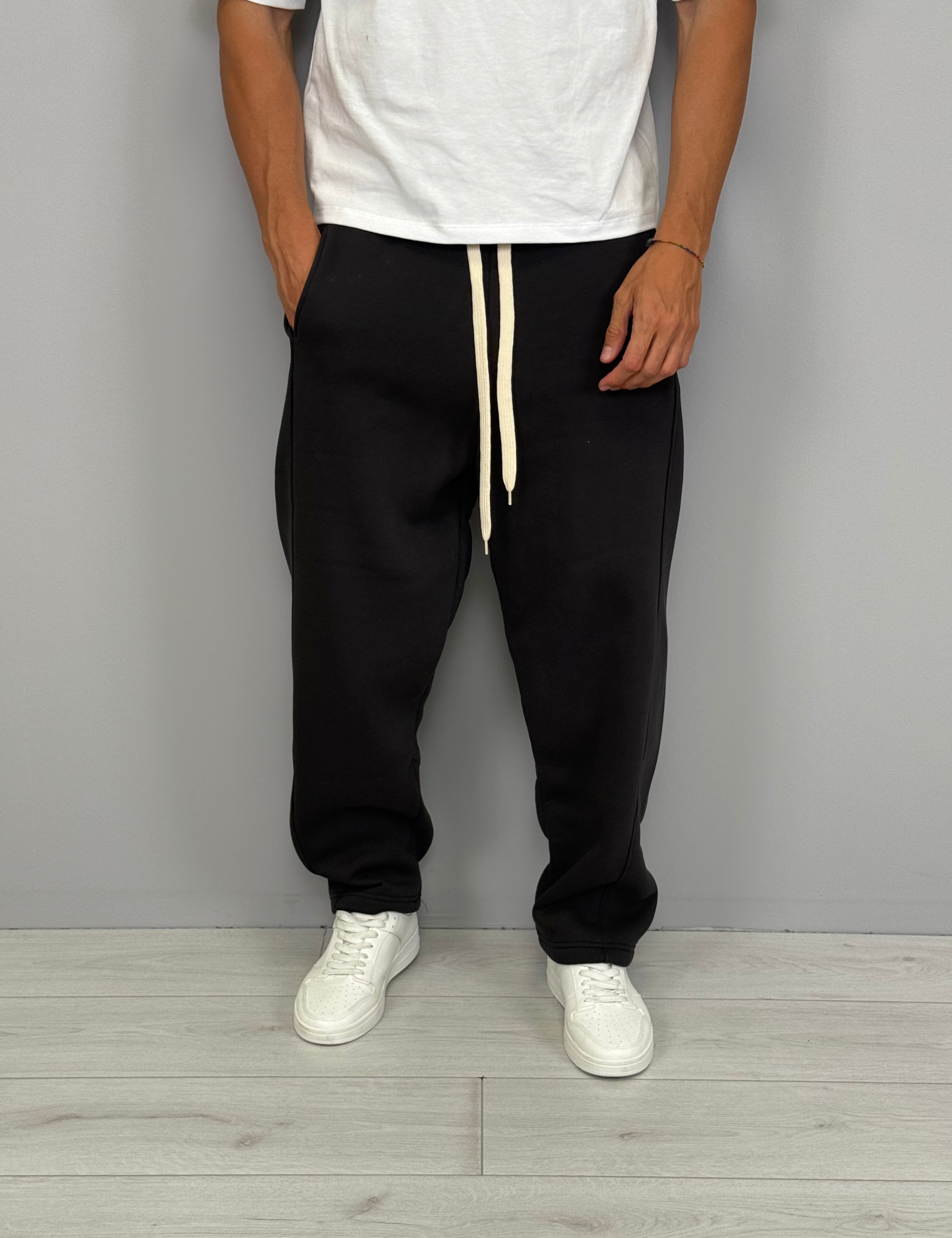 PANTALONE TUTA AMPIO RIGA FELPATO