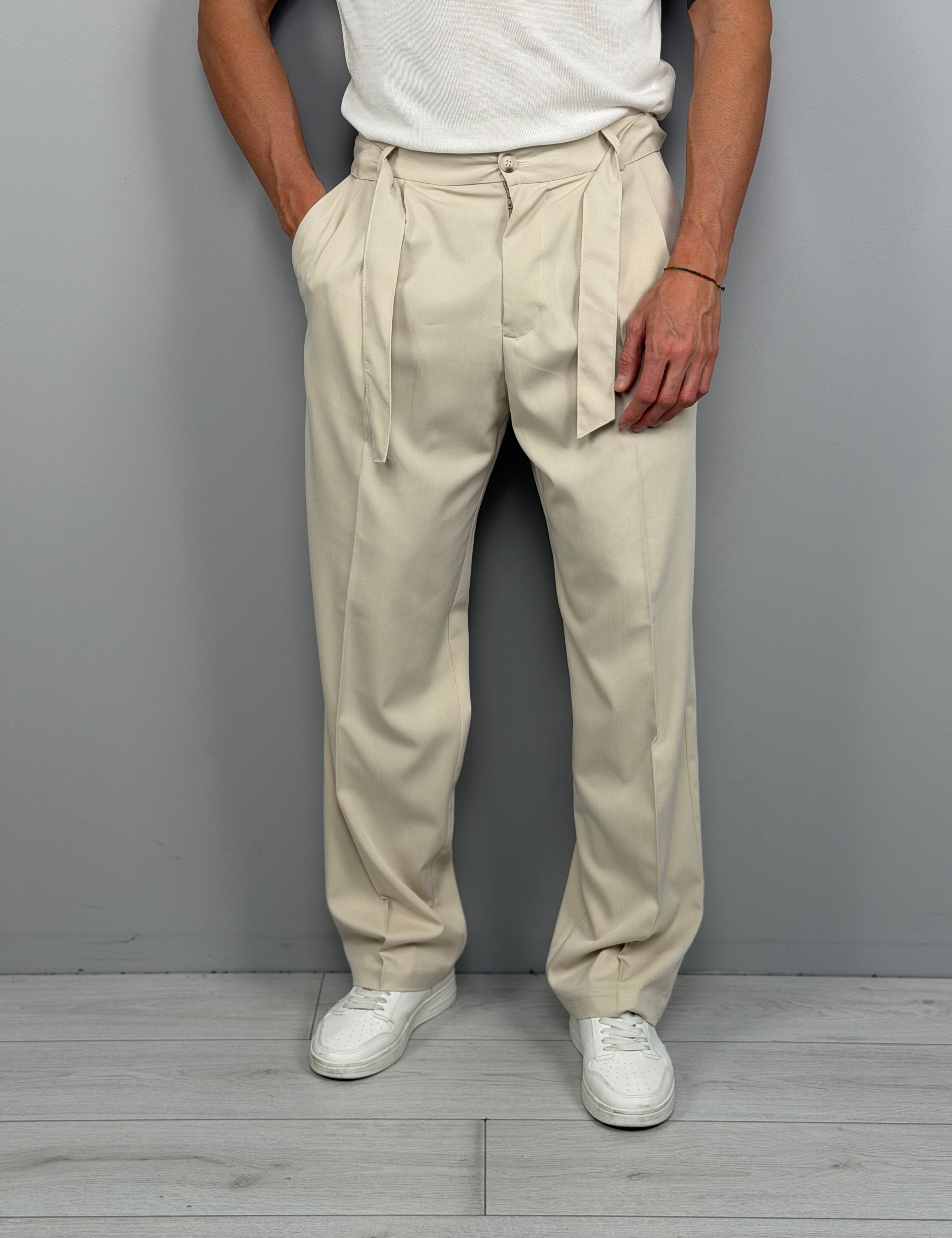 PREMIUM ELEGANT WIDE TROUSERS - BACK POCKETS