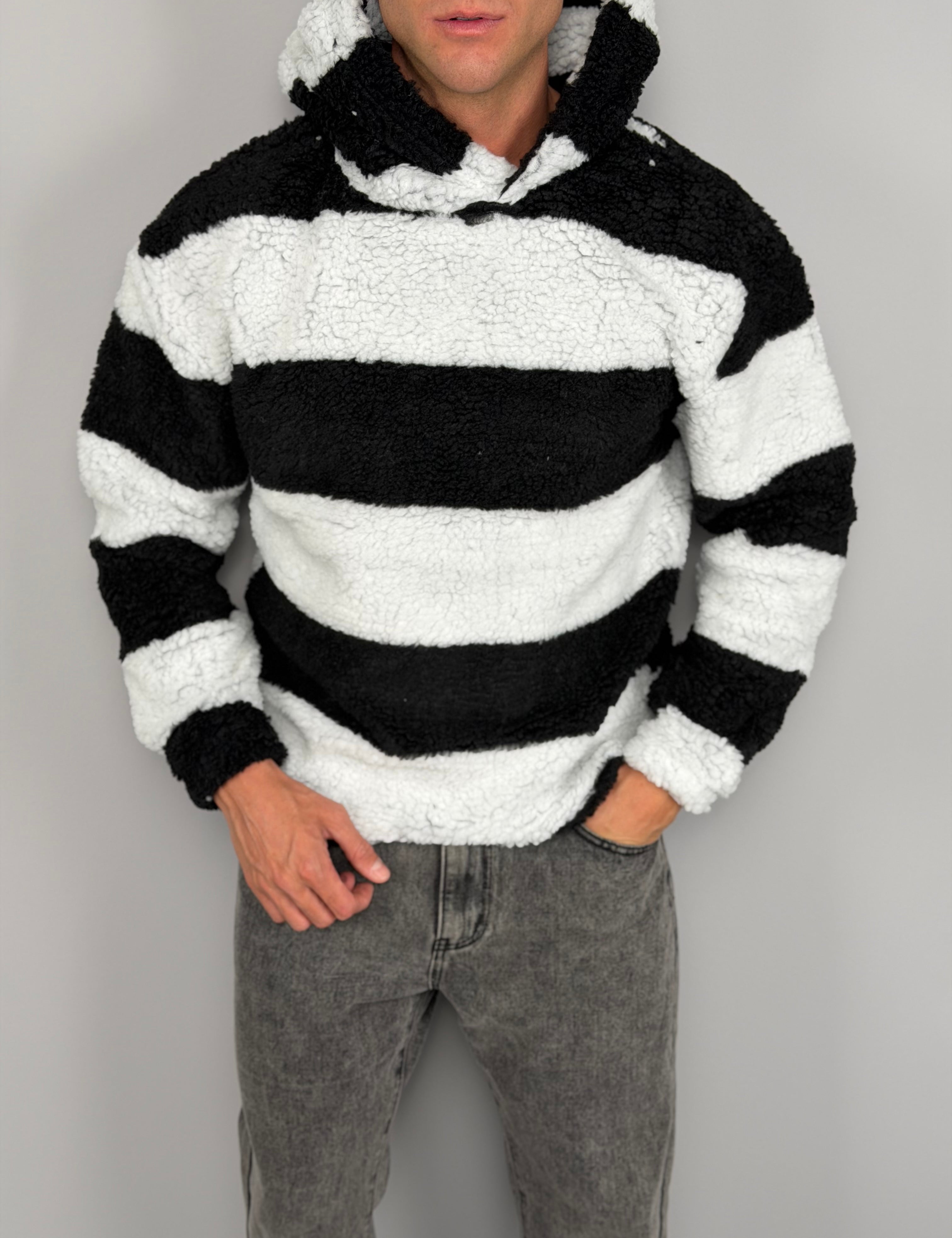FELPA STRIPE TEDDY