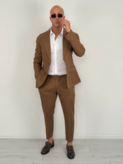 ABITO LINO MONOPETTO