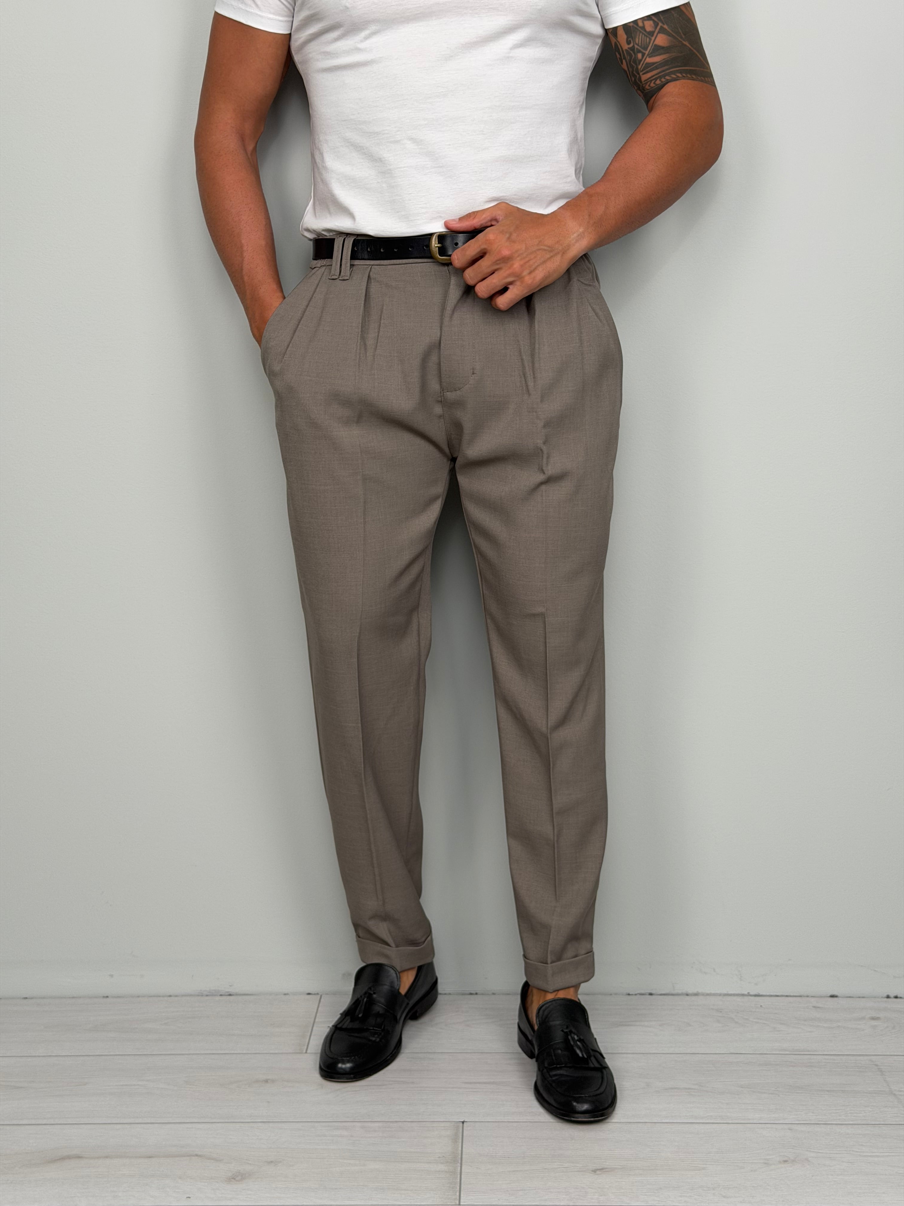 PANTALONE COMFORT MOD CAPRI - TASCHE DIETRO