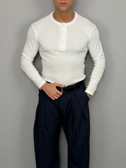 MAGLIA HENLEY COTONE