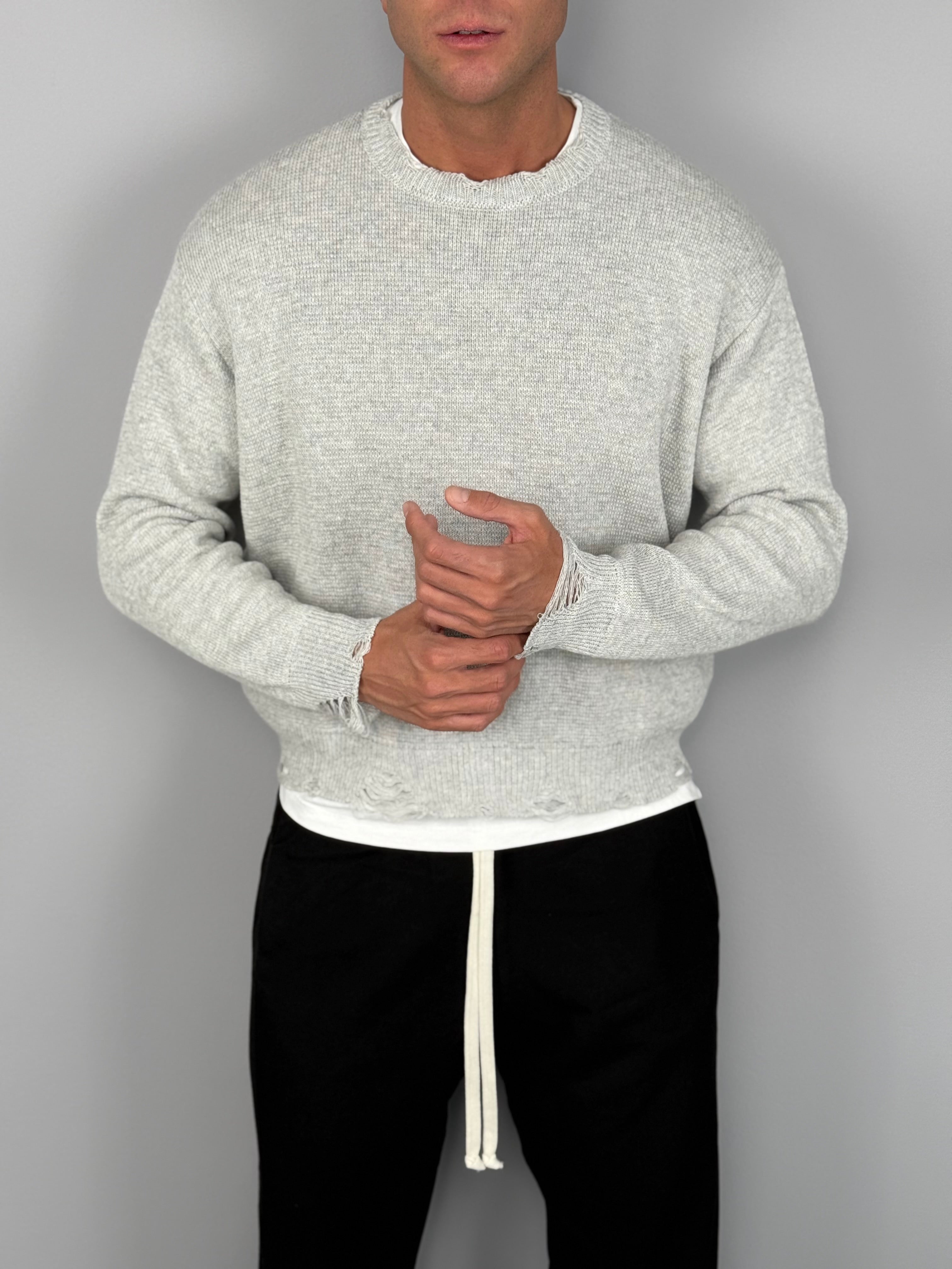 MAGLIONE CROPPED COTONE