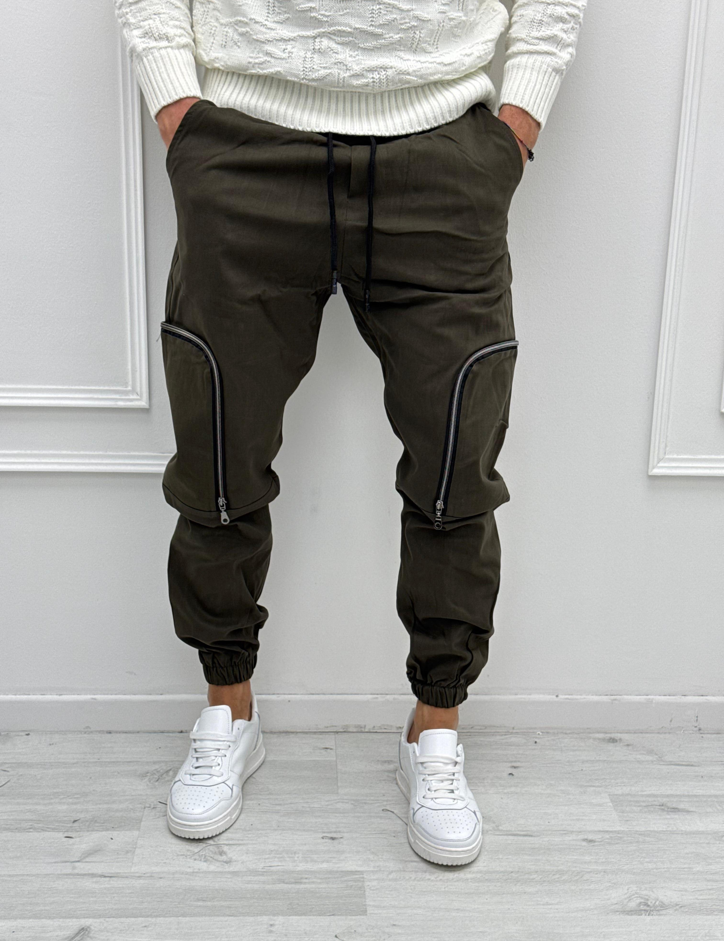 PANTALONE JEANS CARGO LEVEL