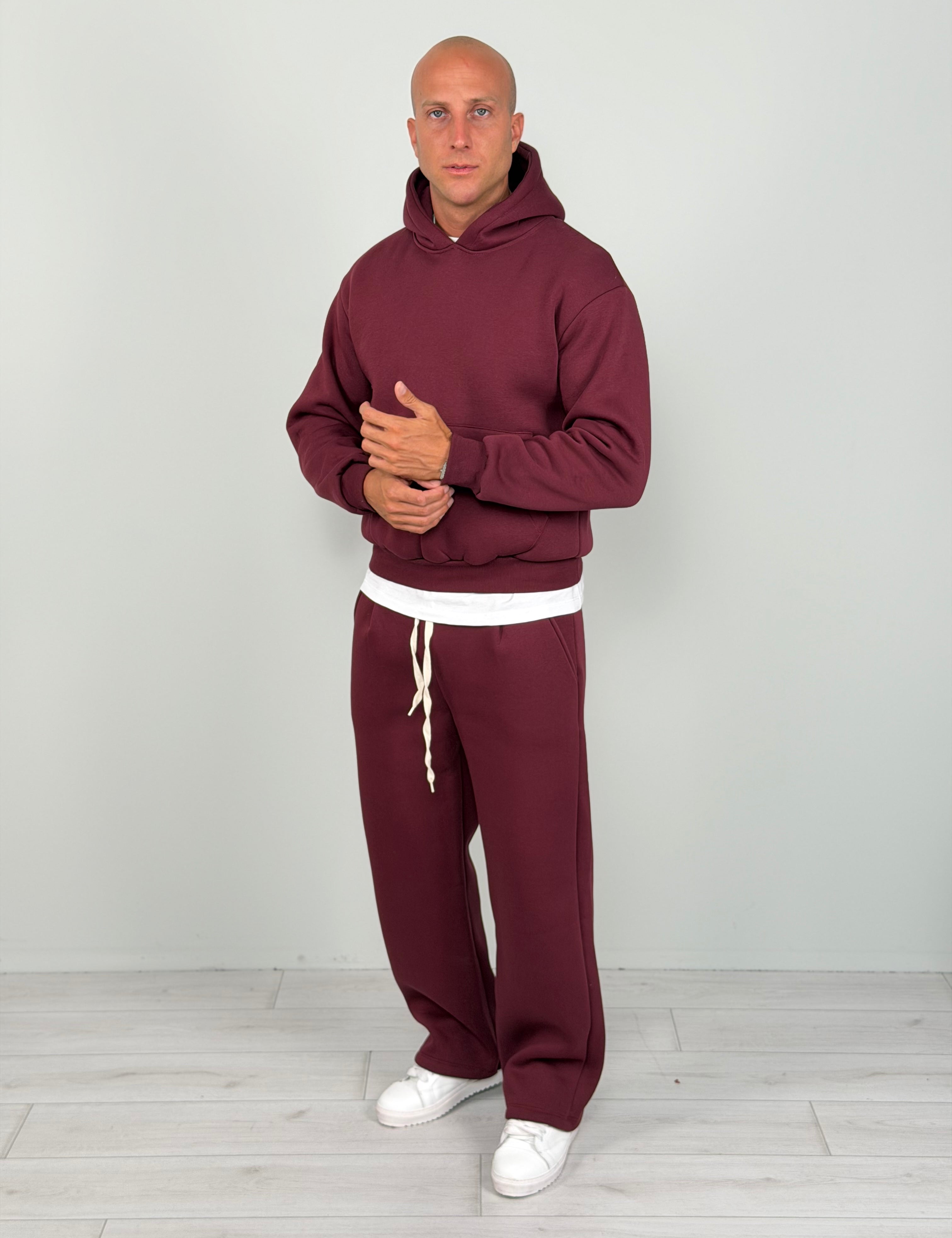 BOXY FIT SWEATSHIRT TRACKSUIT