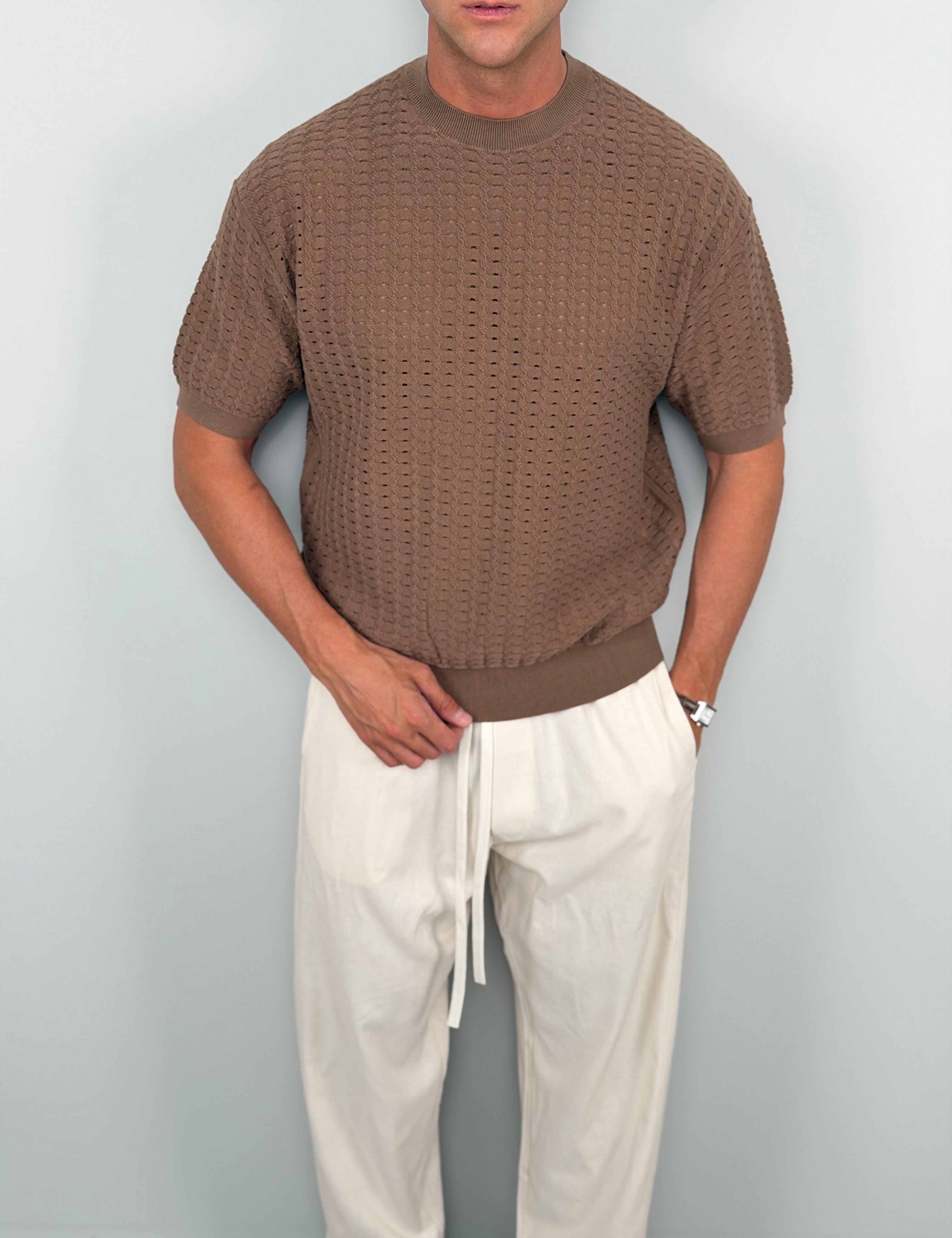 T-SHIRT RIBBED