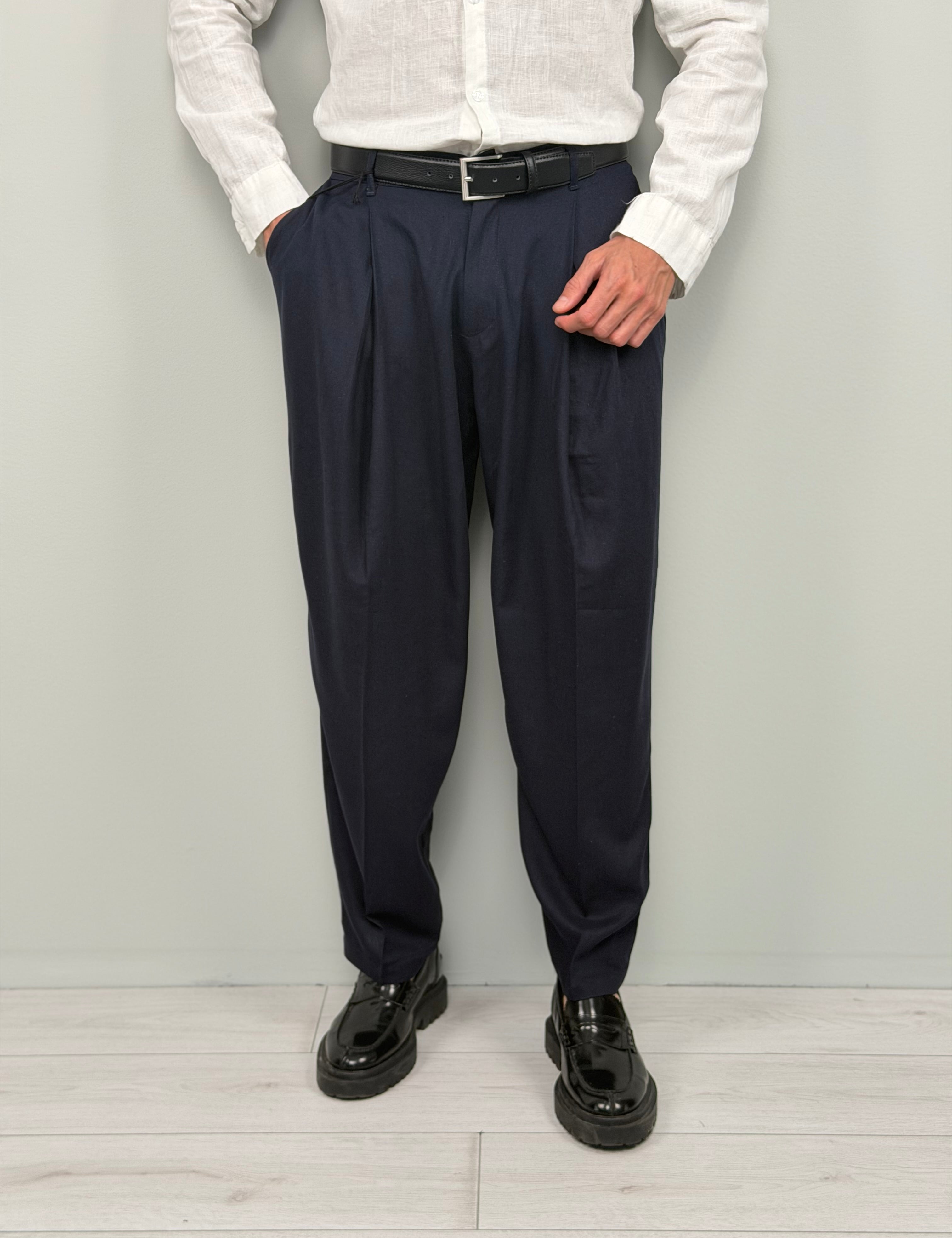 PANTALONE LINO GEEKOM AMPIO