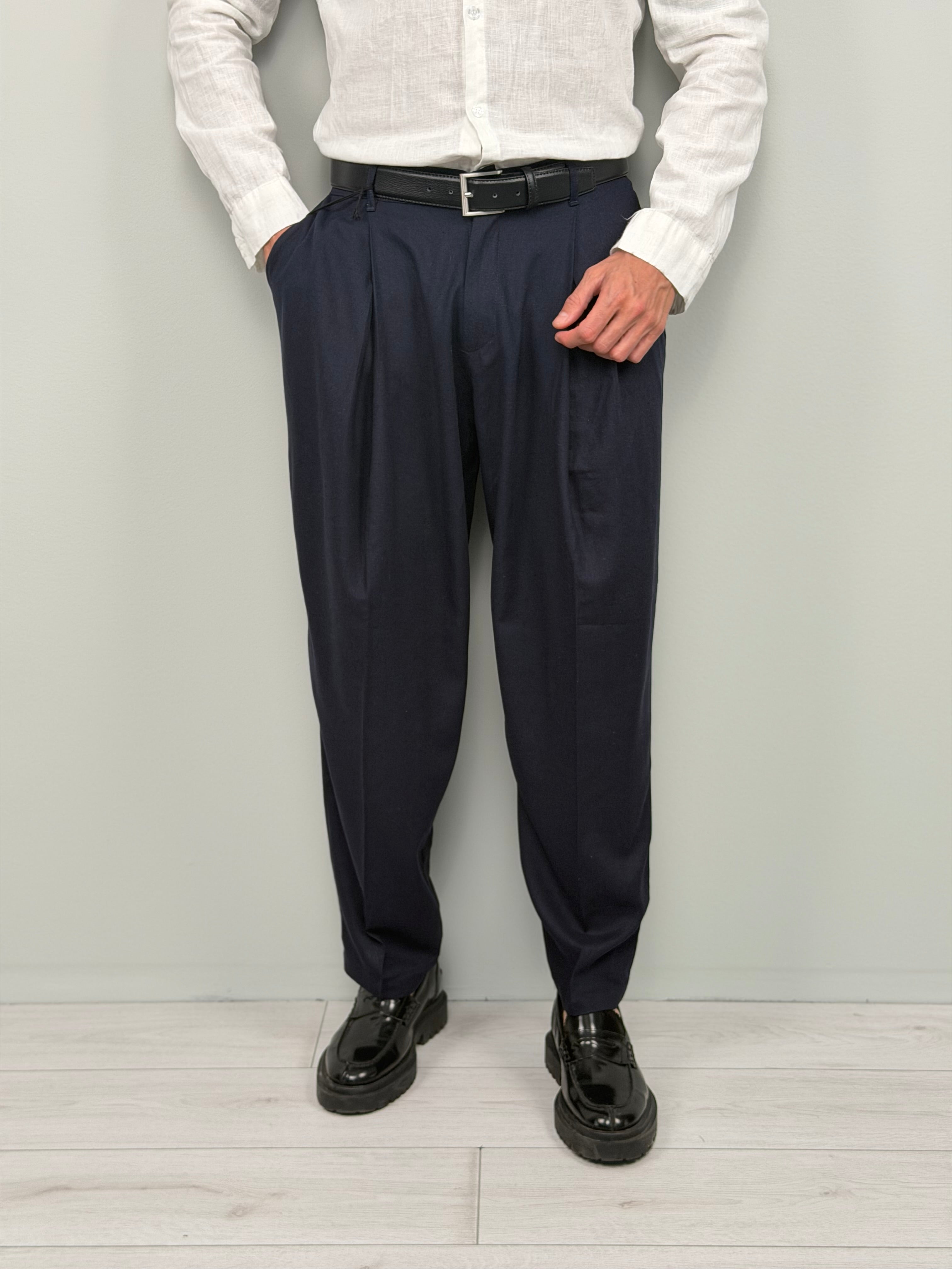 PANTALONE LINO GEEKOM AMPIO