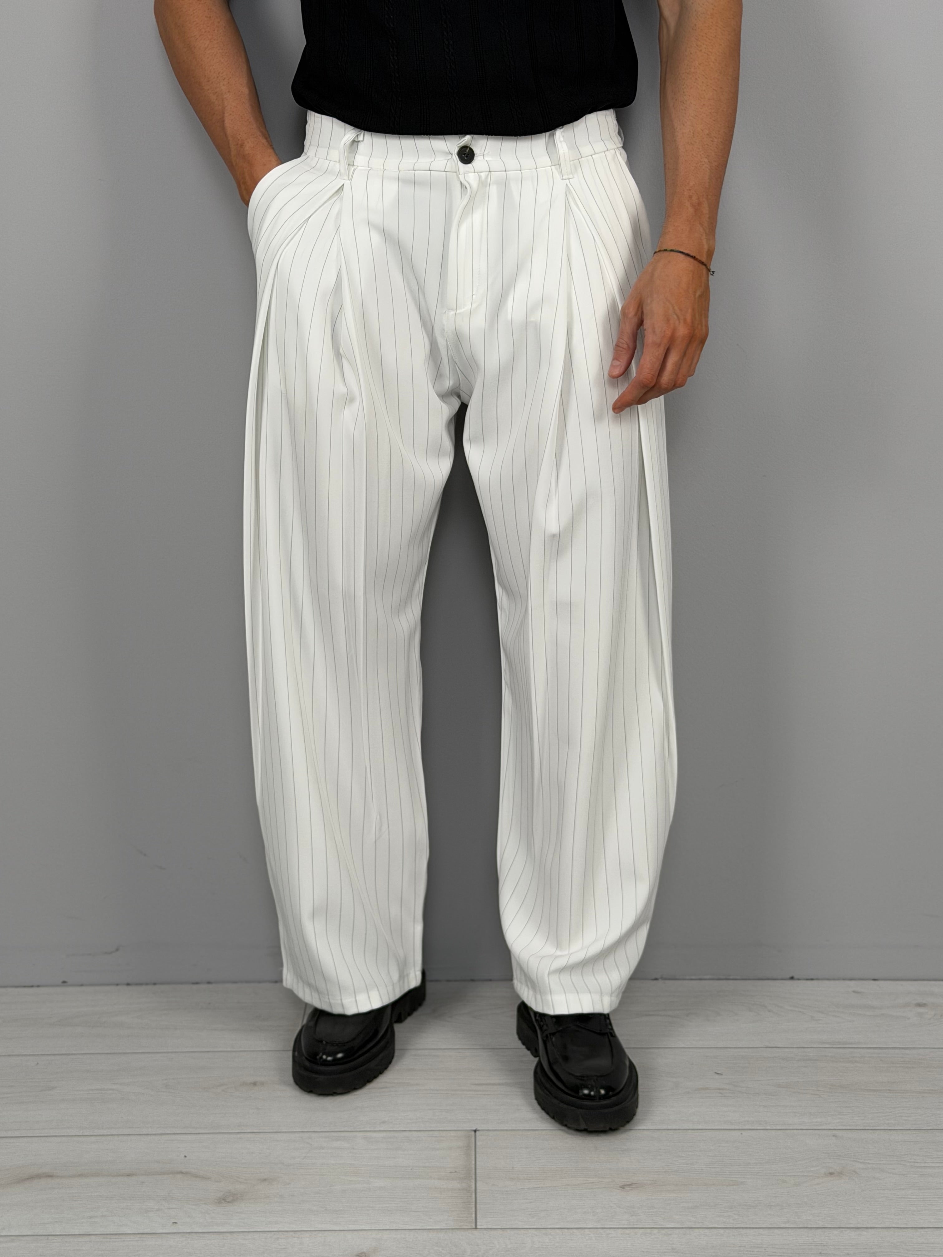 PANTALONE GENESIS GESSATO AMPIO