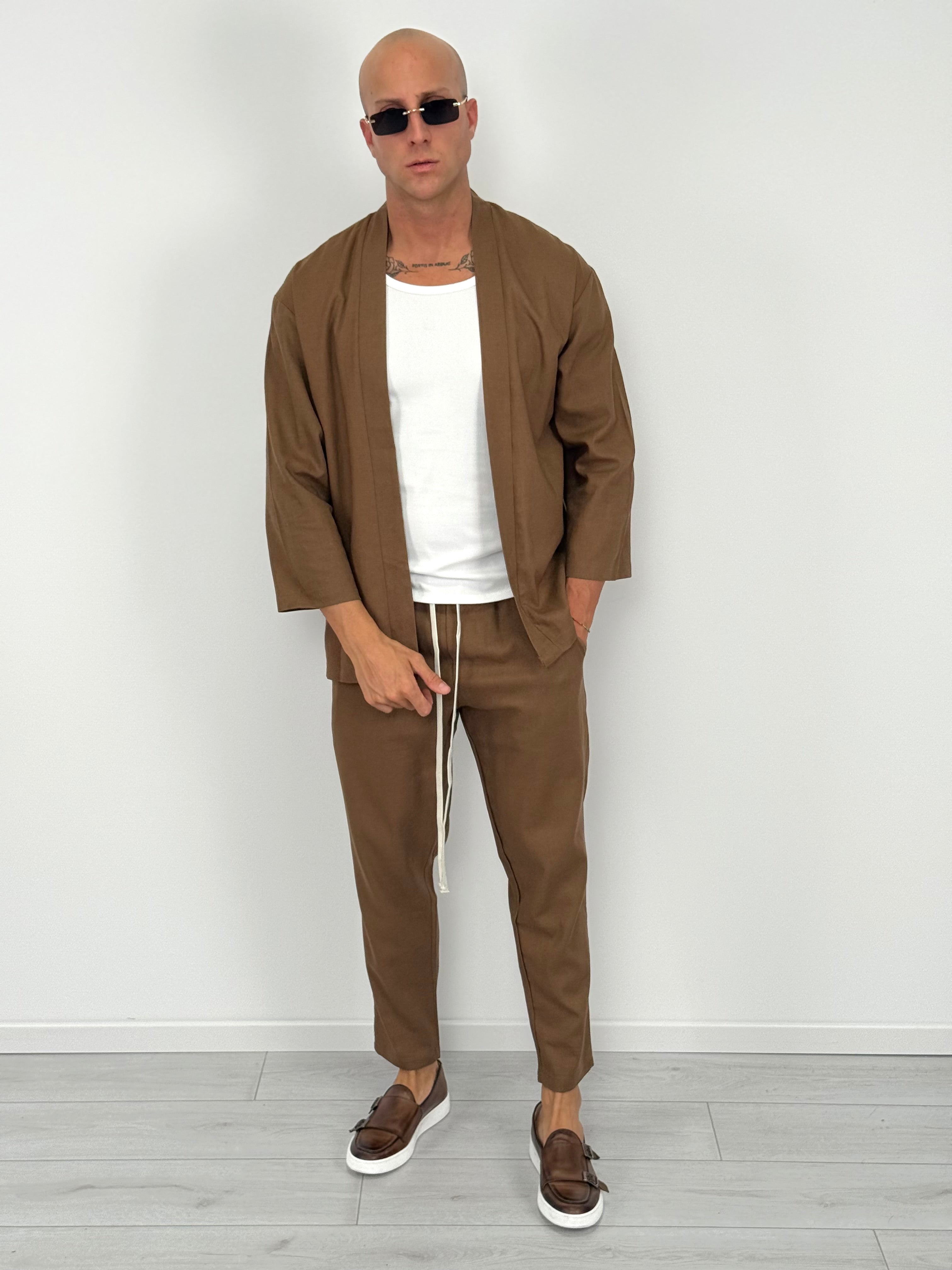 COORDINATO LINO FLOW - rimasto L bianco