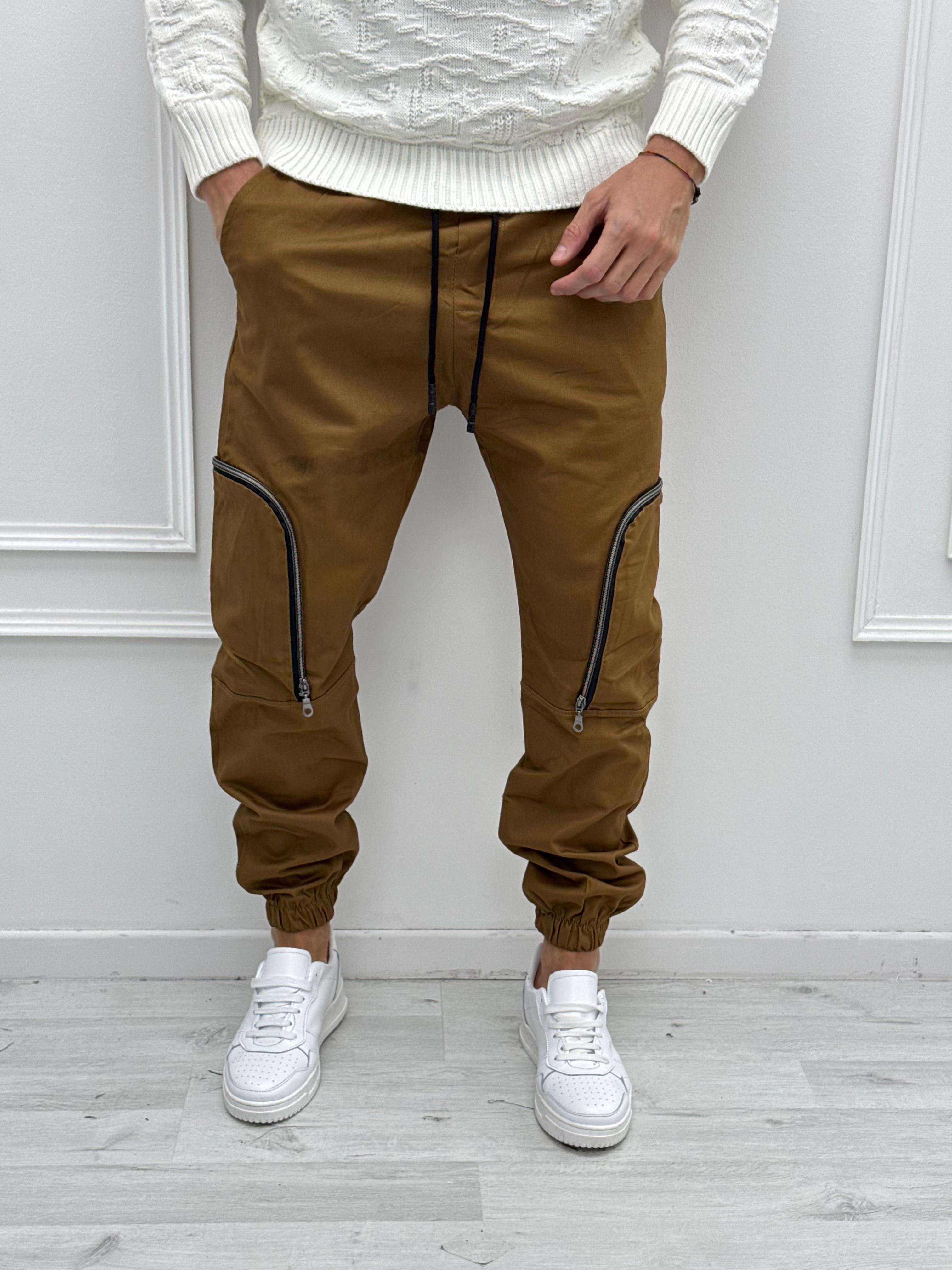 PANTALONE JEANS CARGO LEVEL