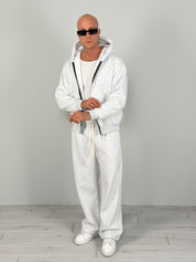 TUTA ZIP BOXY FIT FELPATA