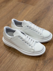 SNEAKERS PELLE KEVIN BIANCO