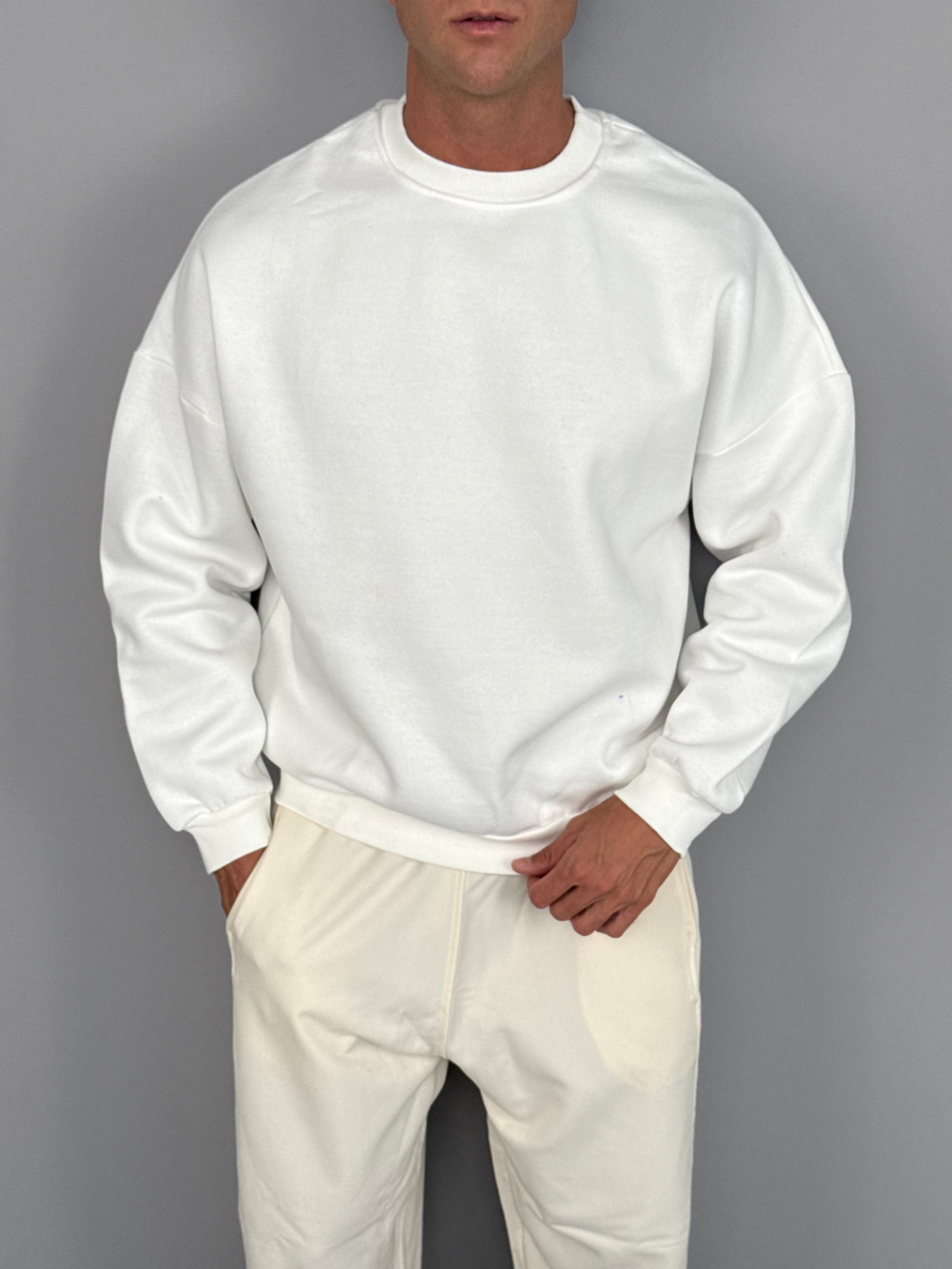 FELPA GIROCOLLO BOXY FIT FELPATA