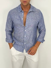 CAMICIA LINO V2 FIAMMATO - Tg. XXL e XXXL