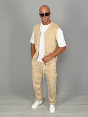 COORDINATO GILET TASCONATO