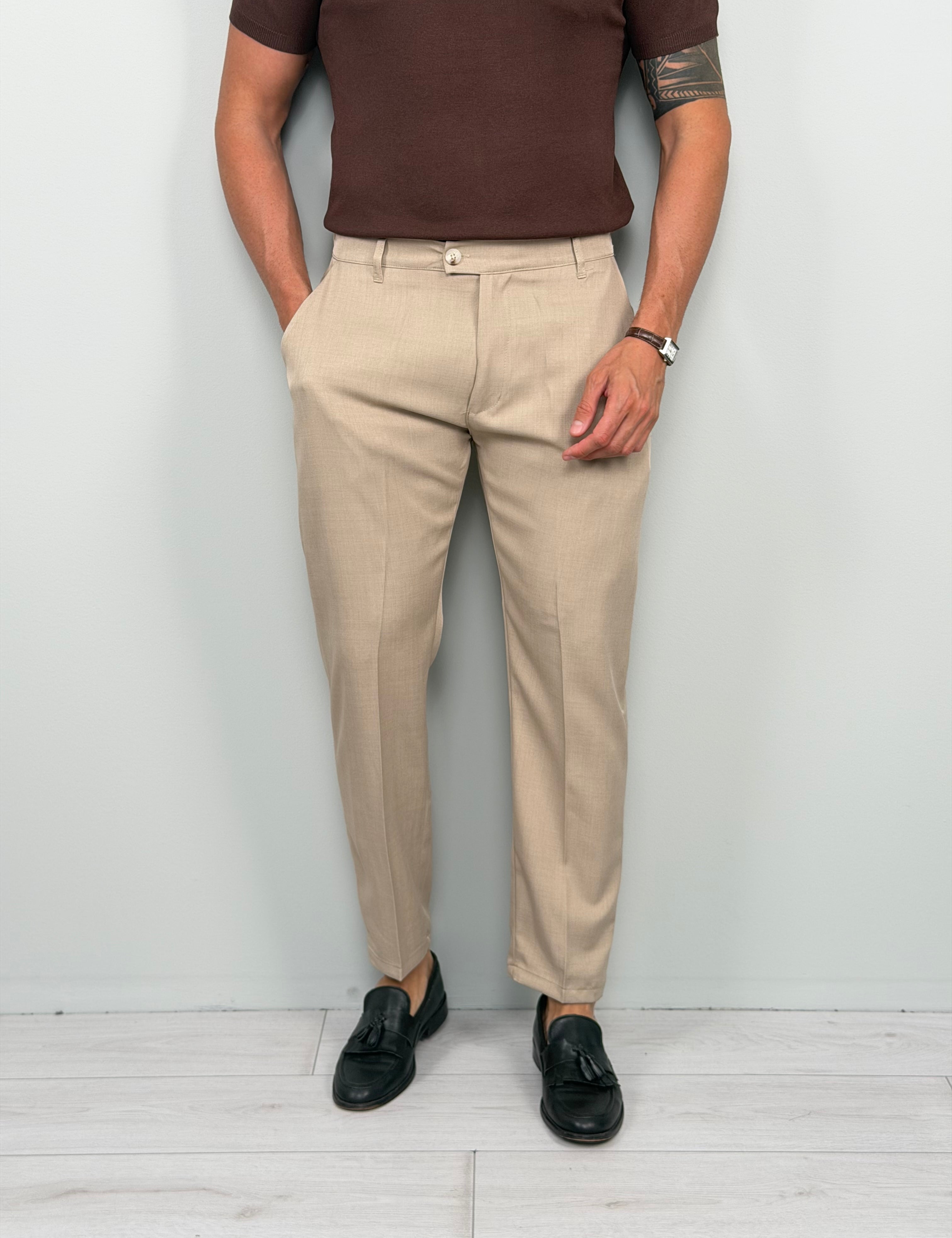 PANTALONE MOD CAPRI FIAMMATO