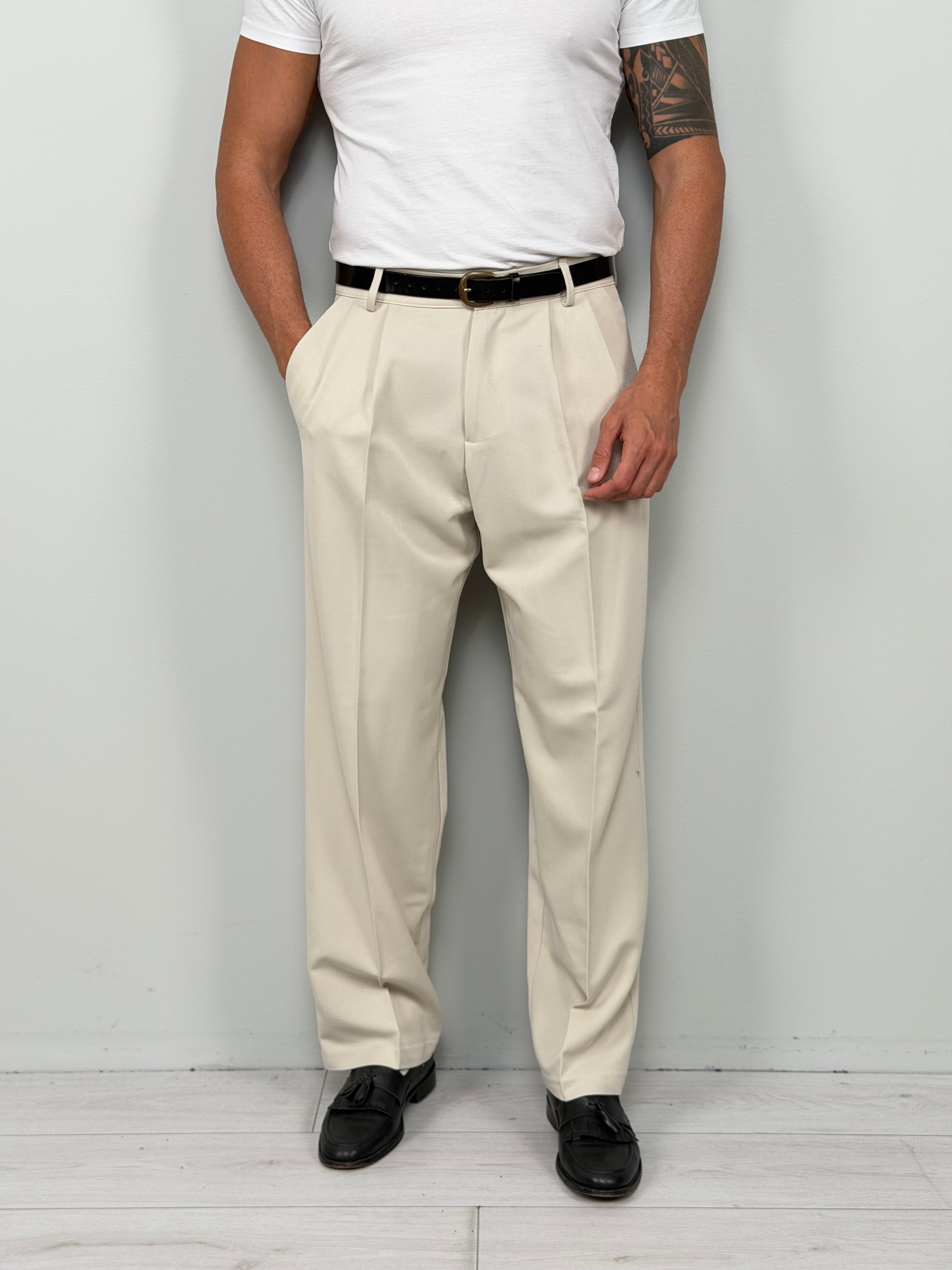 Pantalón BUSINESS ancho - bolsillos traseros