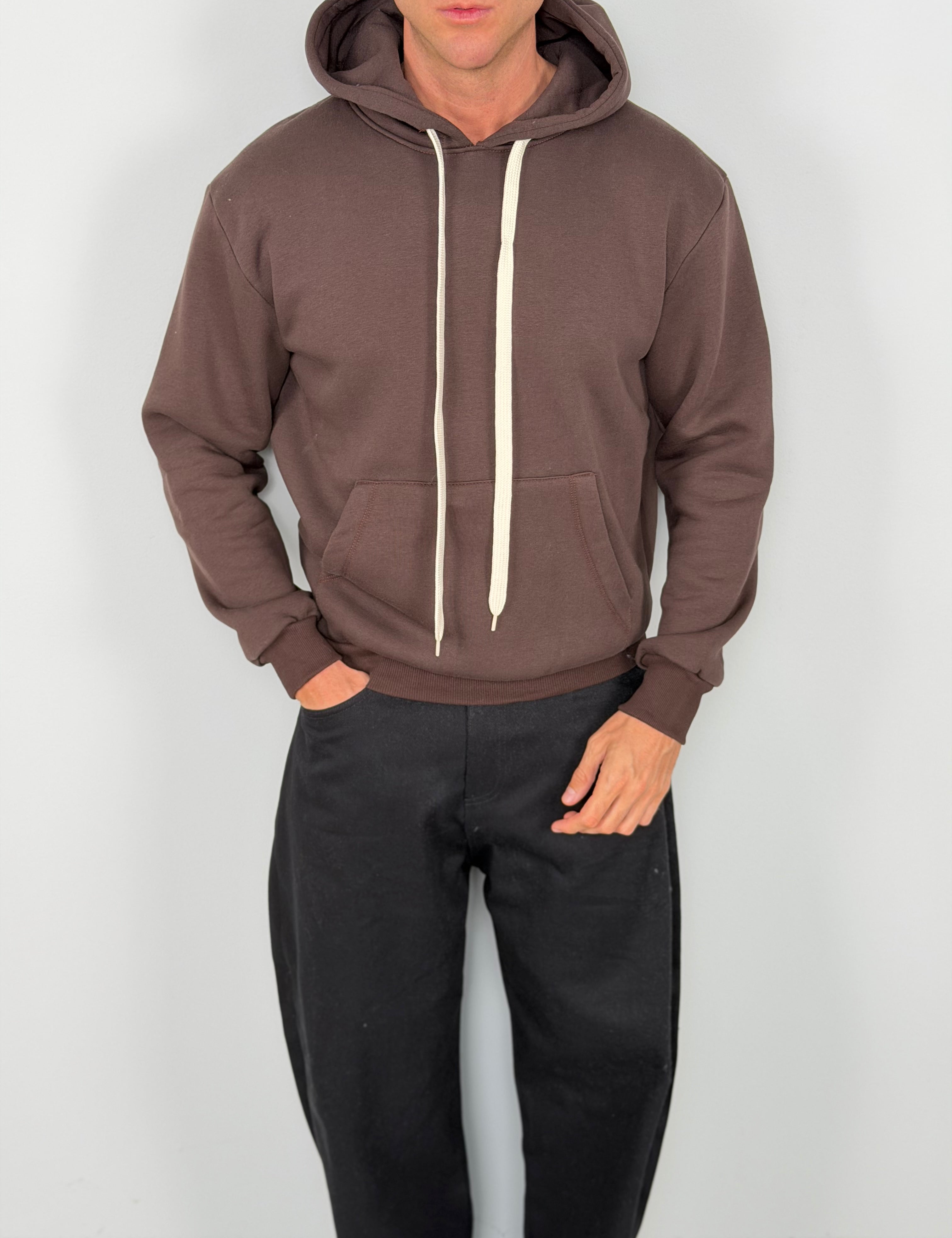 Basic-Sweatshirt aus Fleece