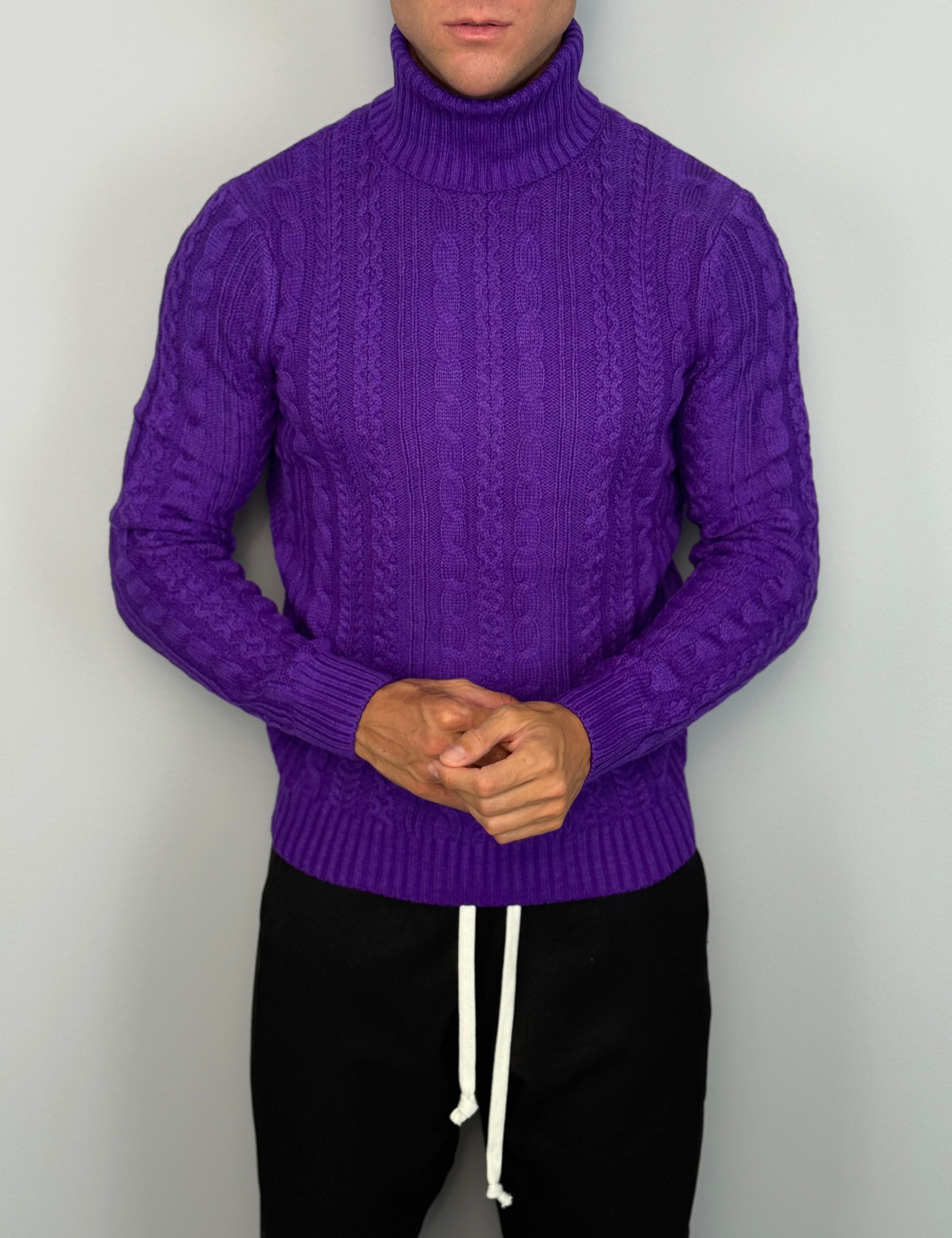 MAGLIONE DOLCEVITA TRECCIA