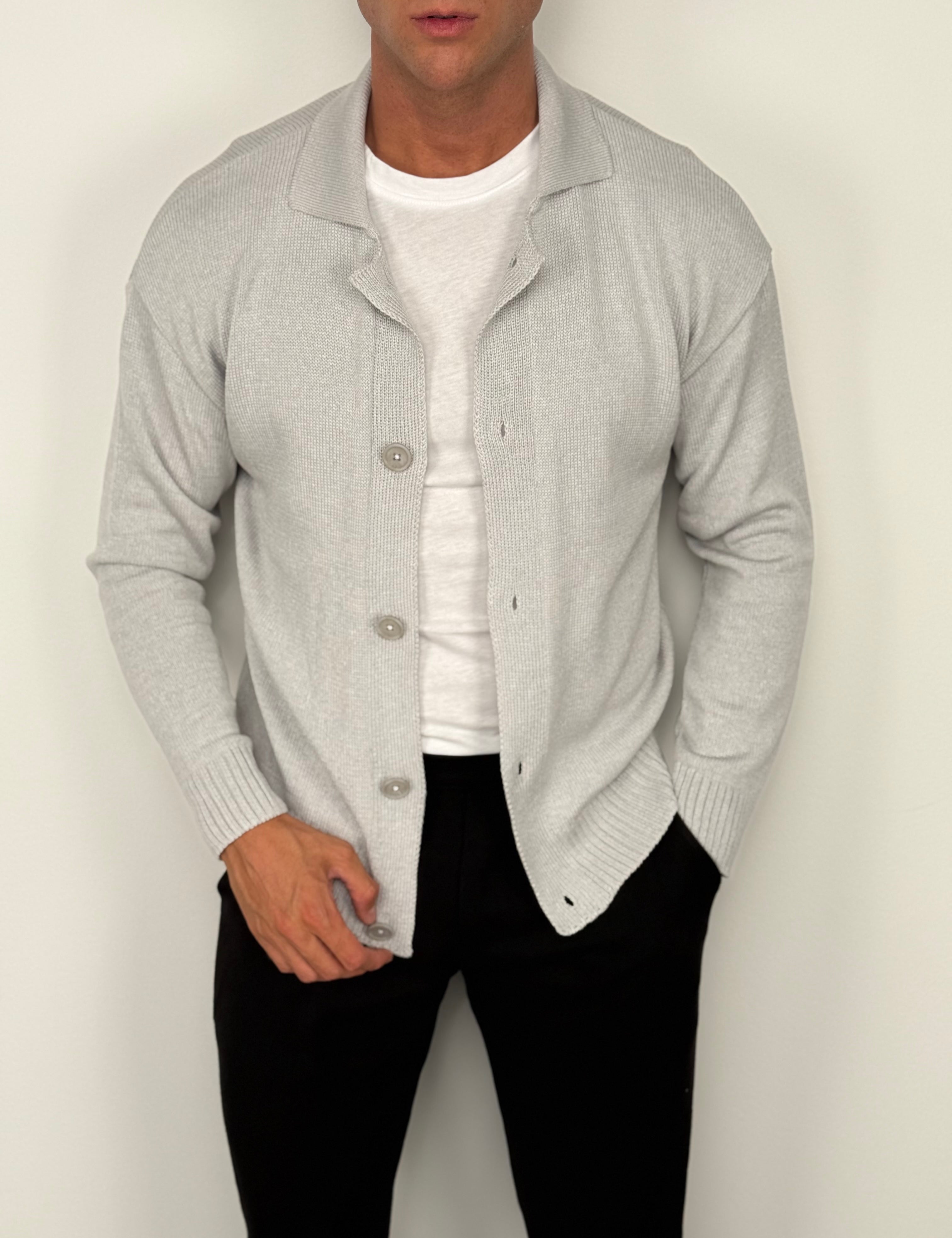 CARDIGAN POLO COTONE