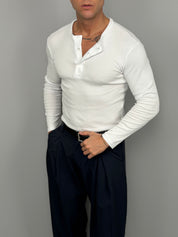 MAGLIA HENLEY COTONE