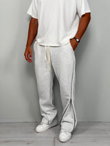 PANTALÓN DE CHÁNDAL CON CREMALLERA, HOLGADO Y DE FELPA