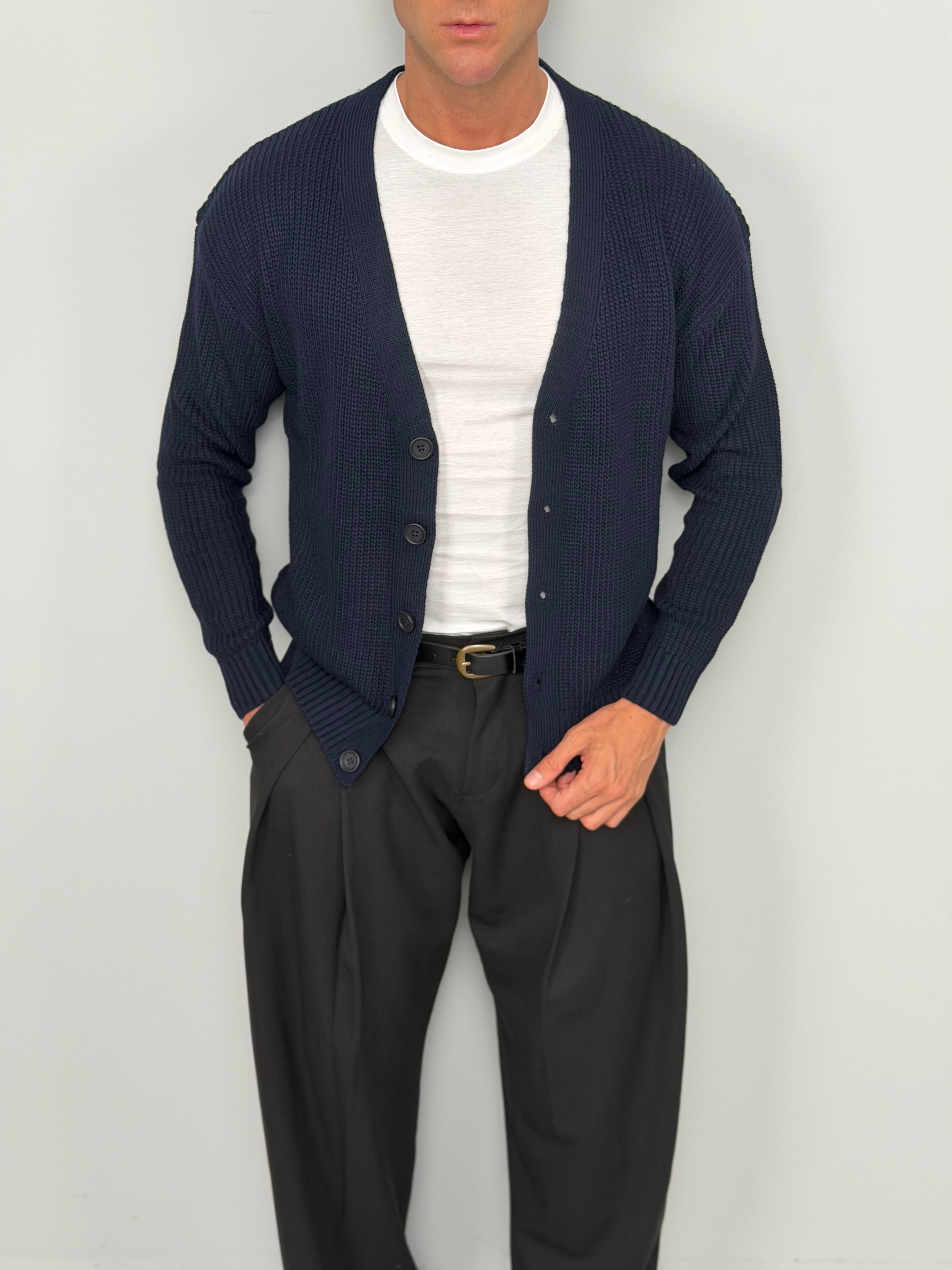 BASIC THREAD CARDIGAN