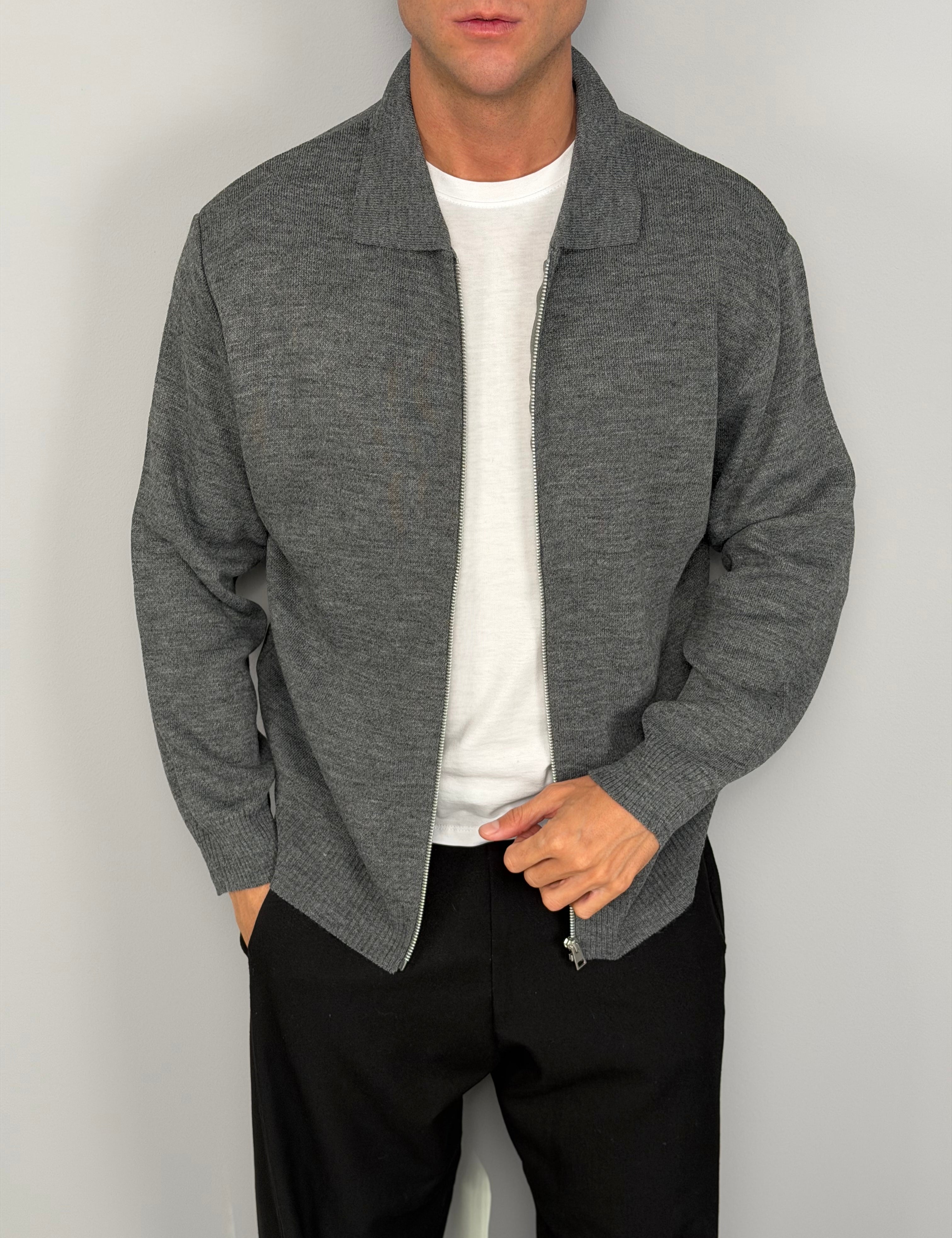 CARDIGAN ZIP SAINT LOUIS