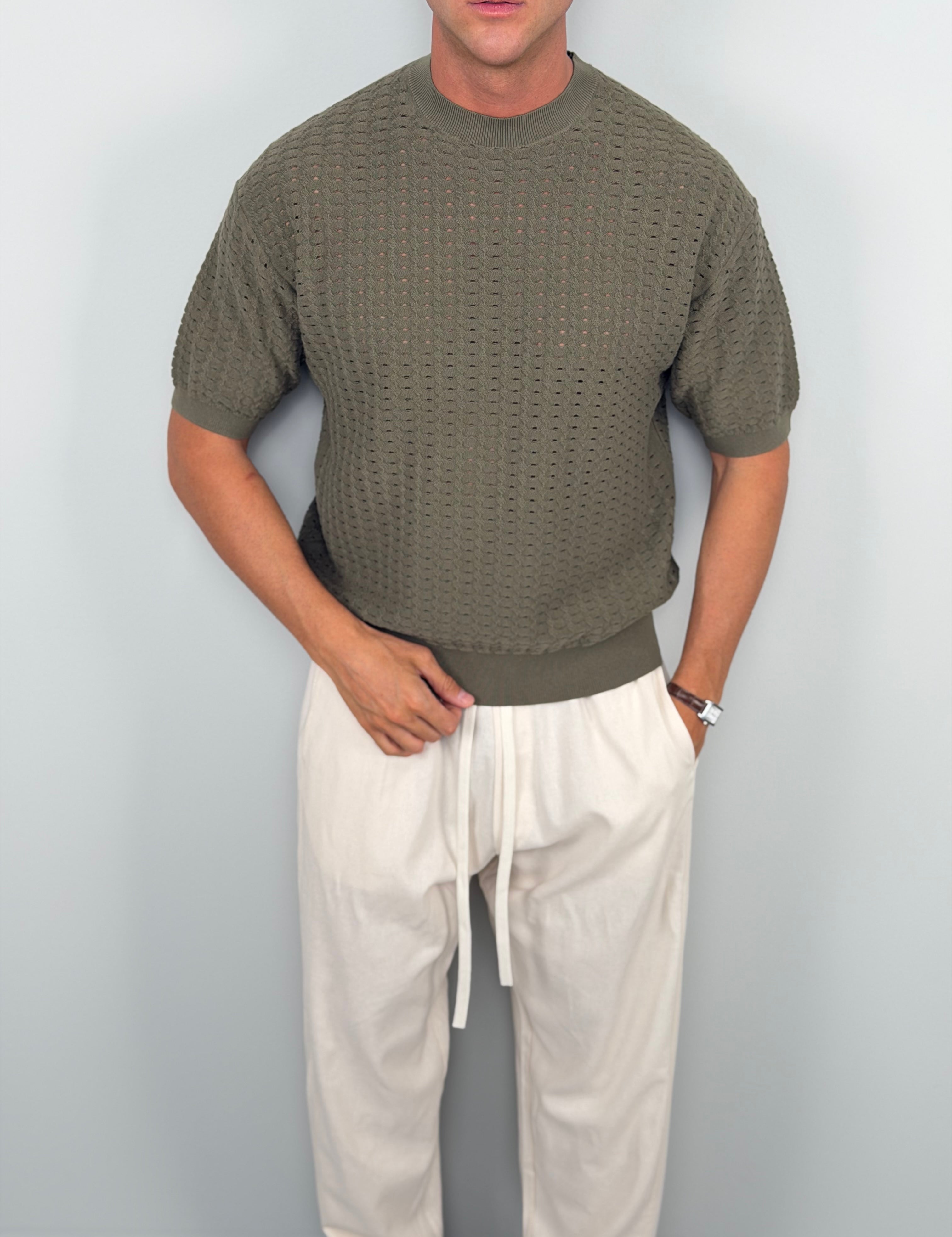 T-SHIRT RIBBED