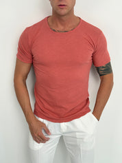 T-SHIRT COTONE FIAMMATO