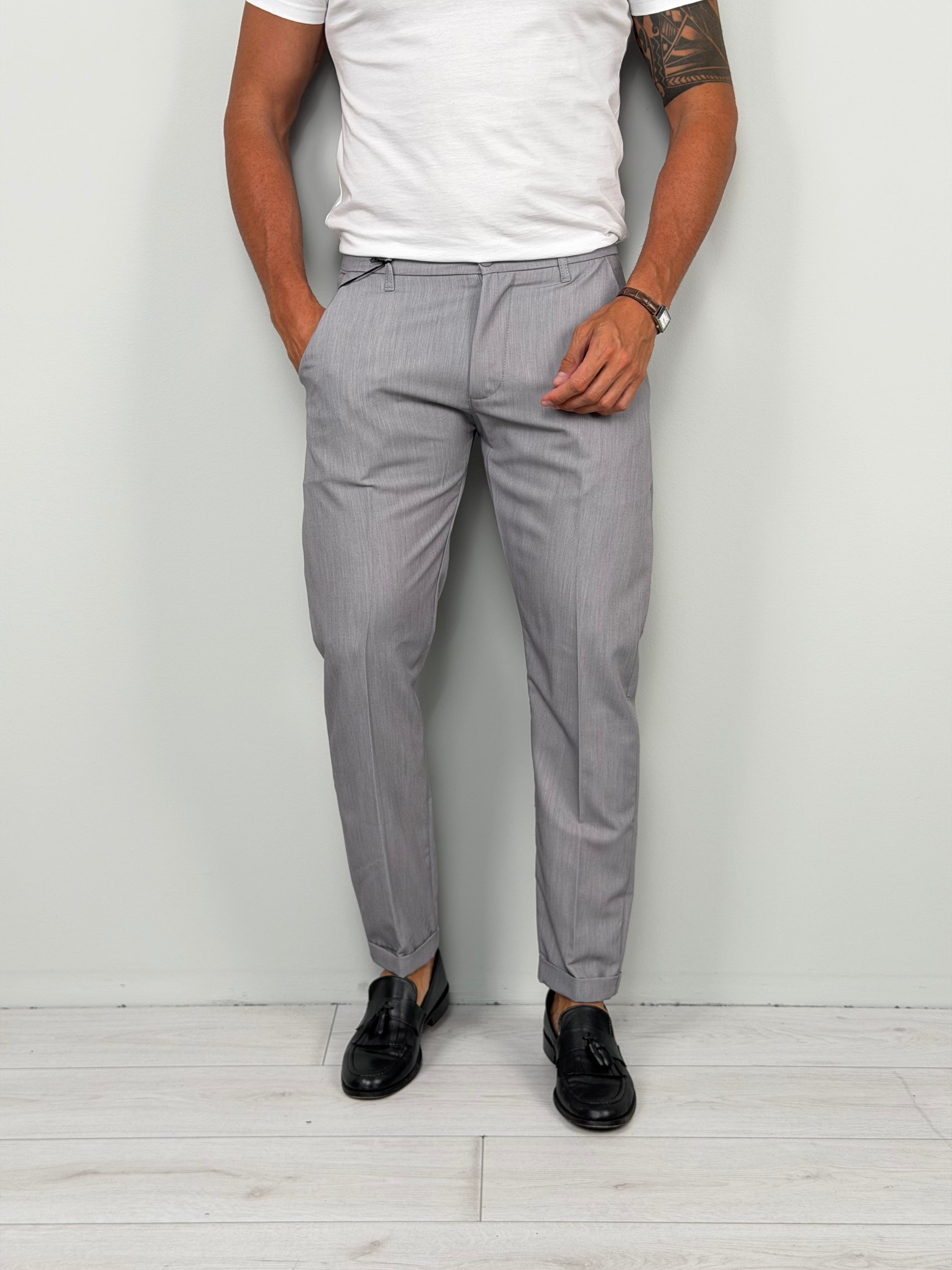PANTALONE GLASS MOD CAPRI - TASCHE DIETRO