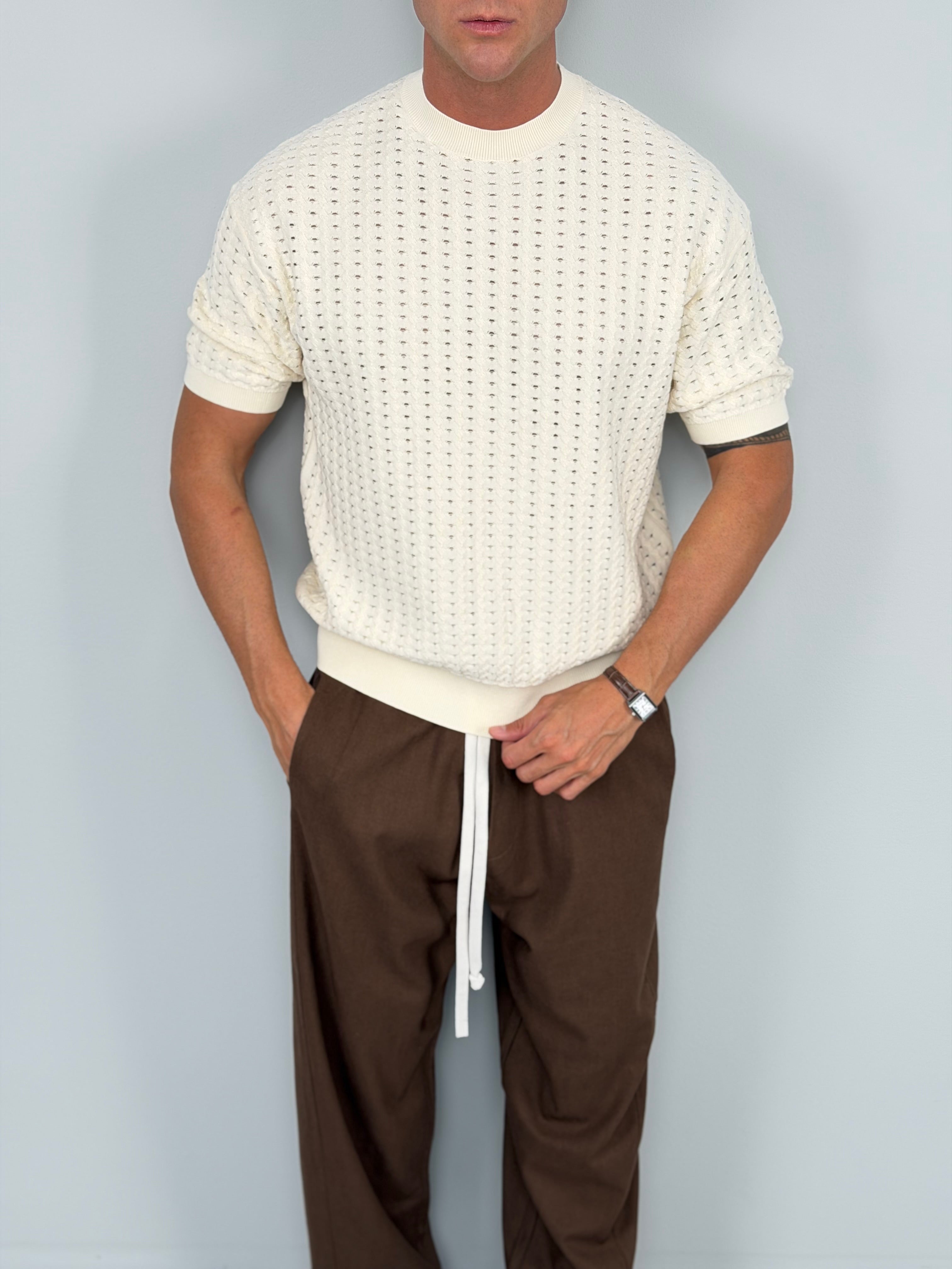 T-SHIRT RIBBED