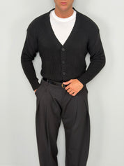 BASIC THREAD CARDIGAN