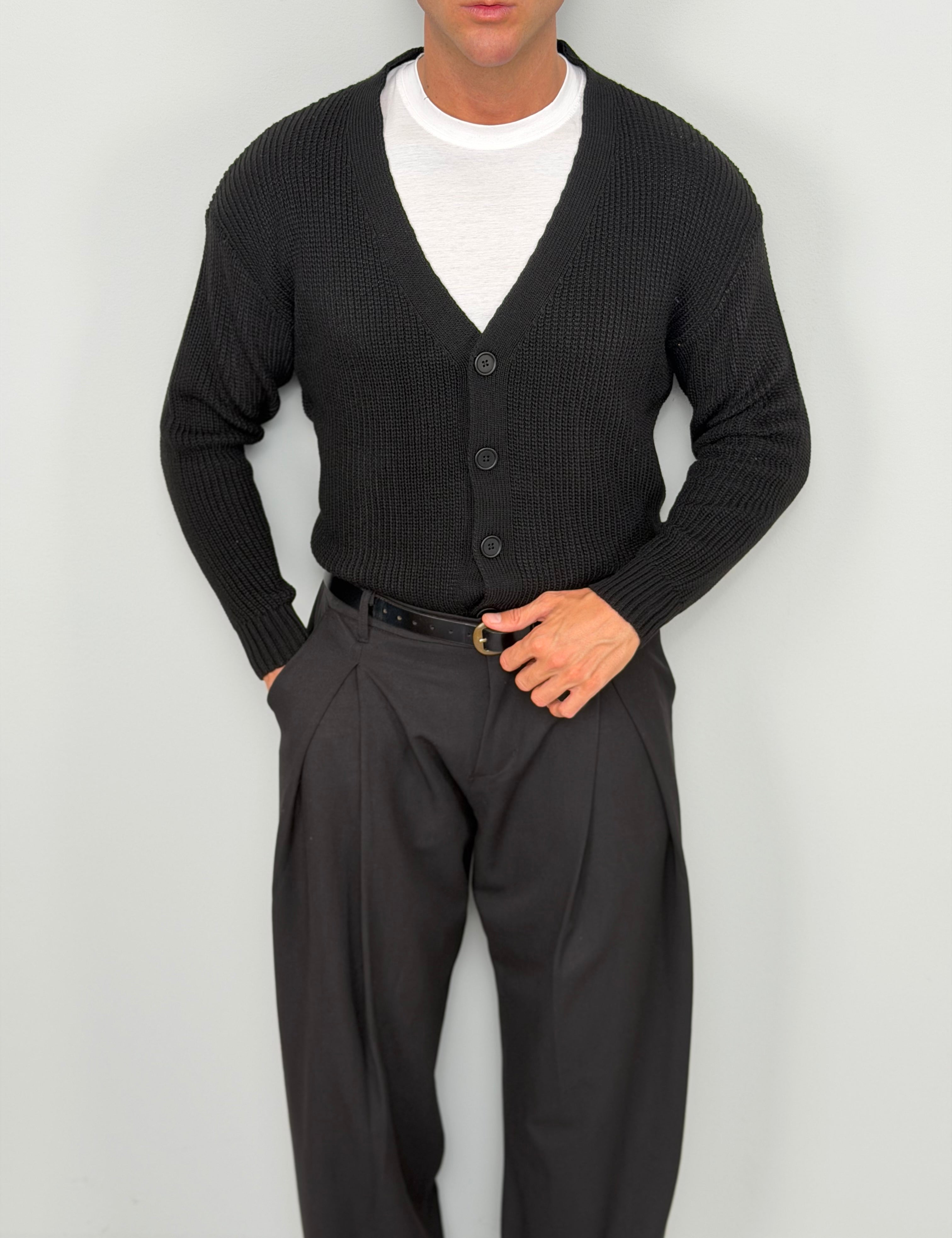 BASIC THREAD CARDIGAN