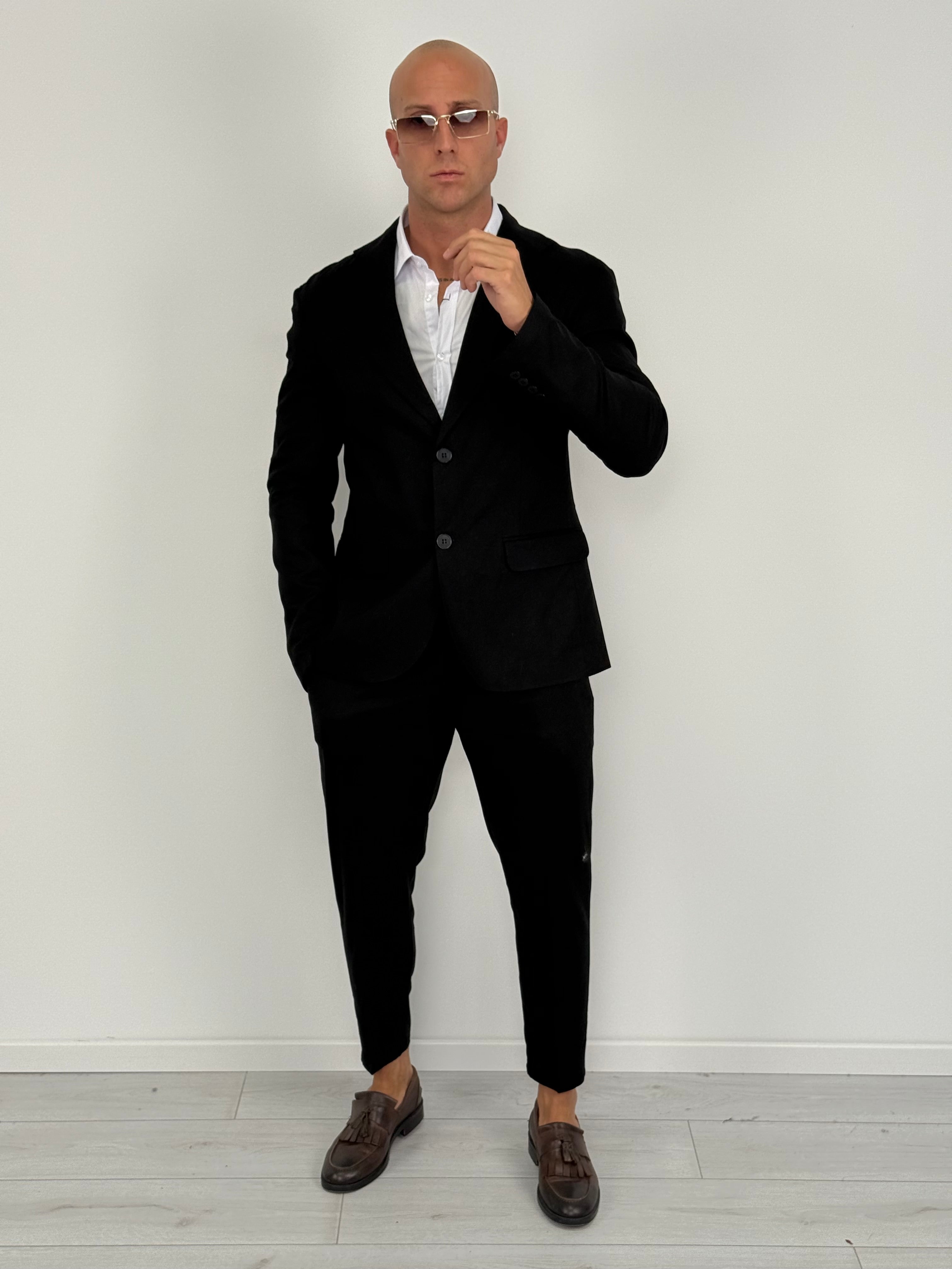 ABITO LINO MONOPETTO