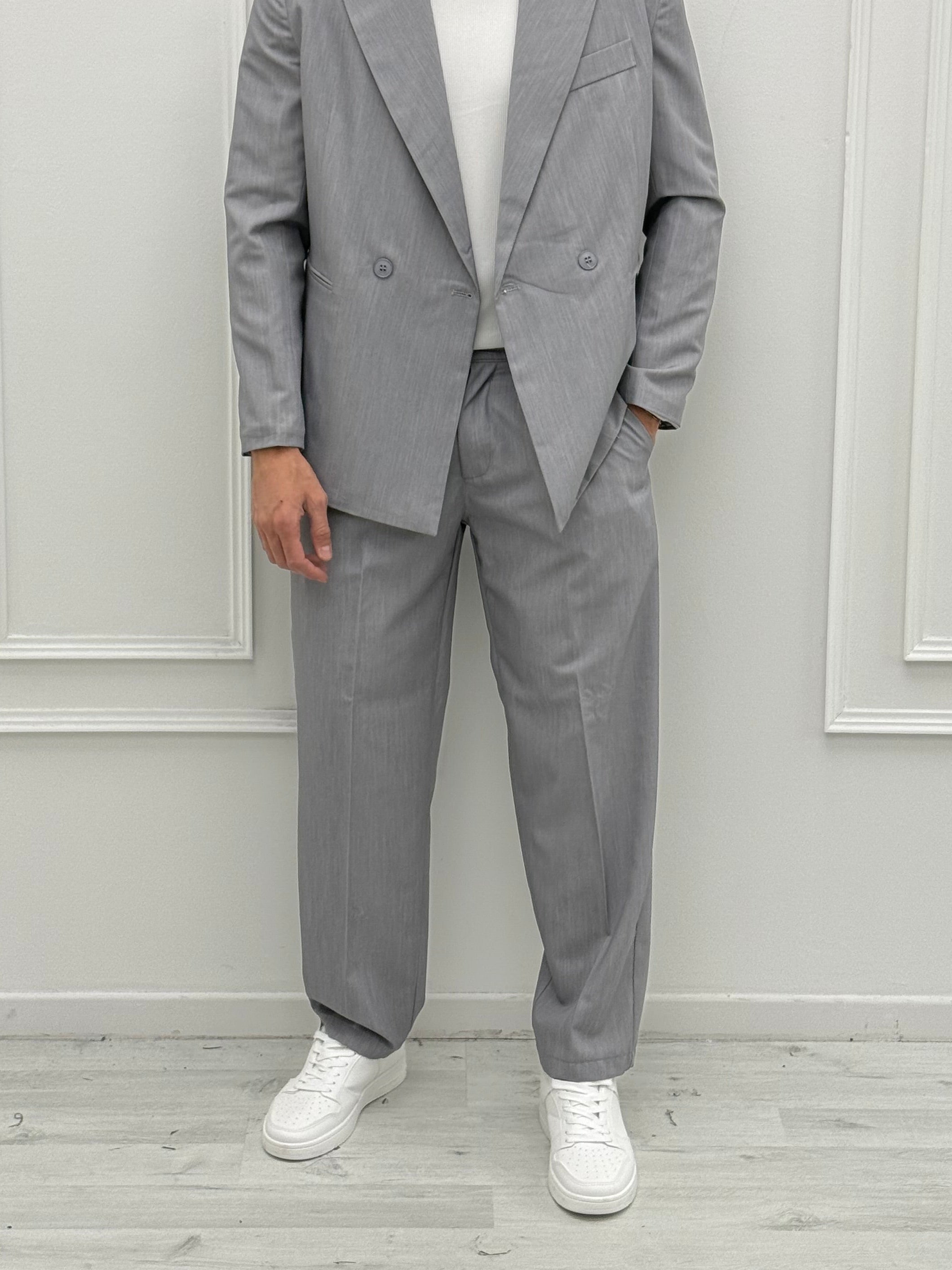 ROBE CASUAL DOUBLE BOUTONNAGE