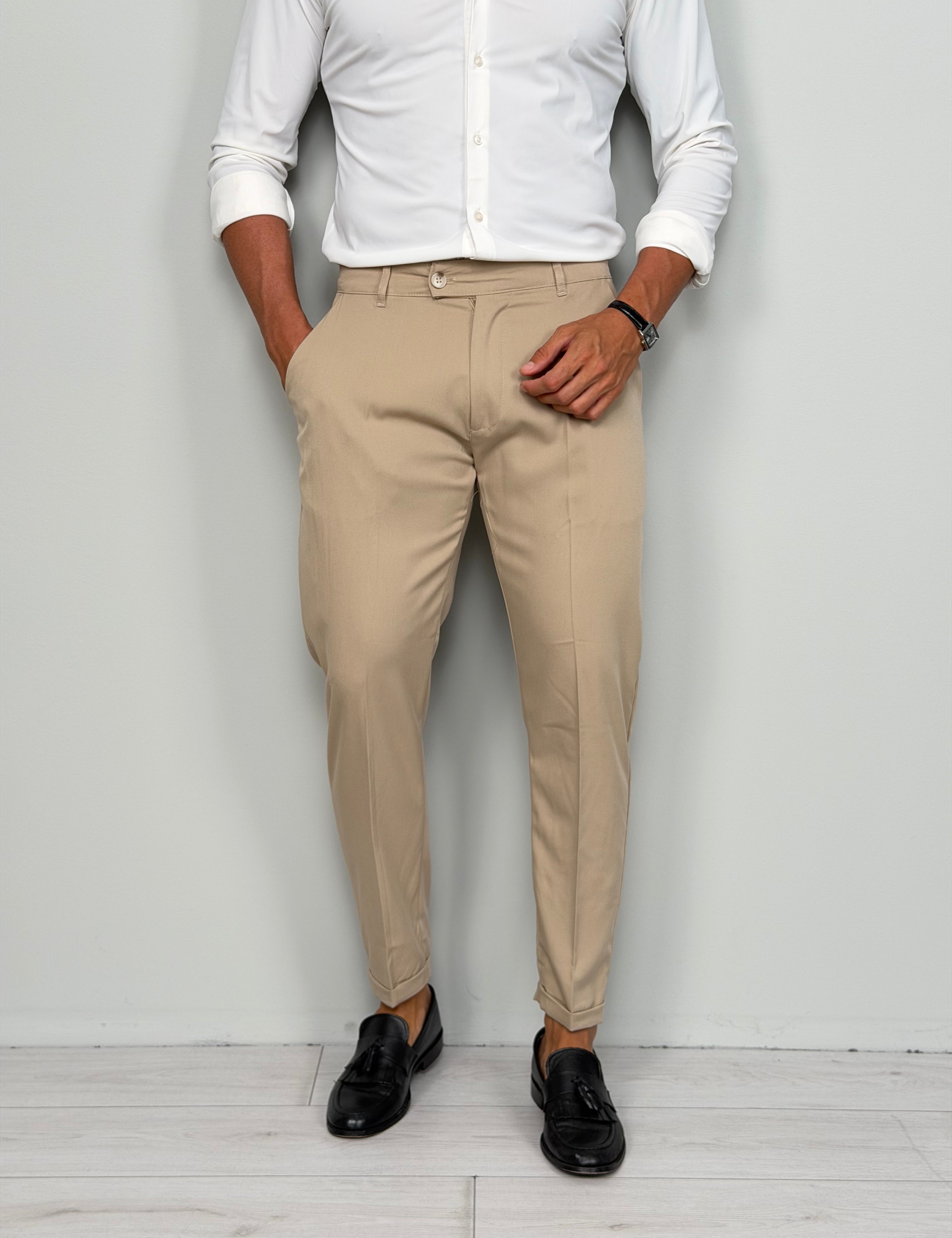 MOD CAPRI PANTS WITH CUFF
