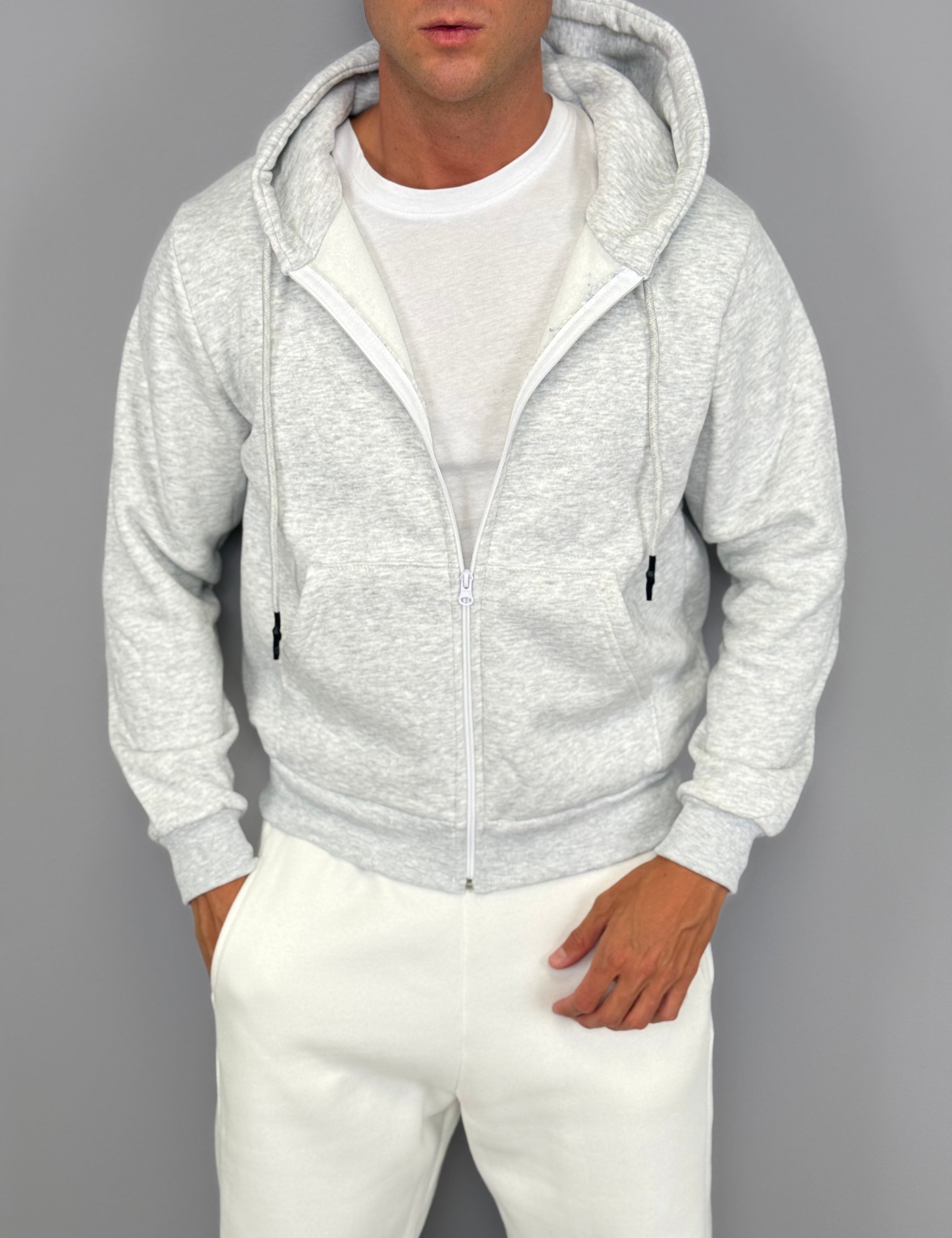 FELPA ZIP ROUNDLACE FELPATA