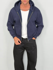 FELPA ZIP BOXY FIT FELPATA