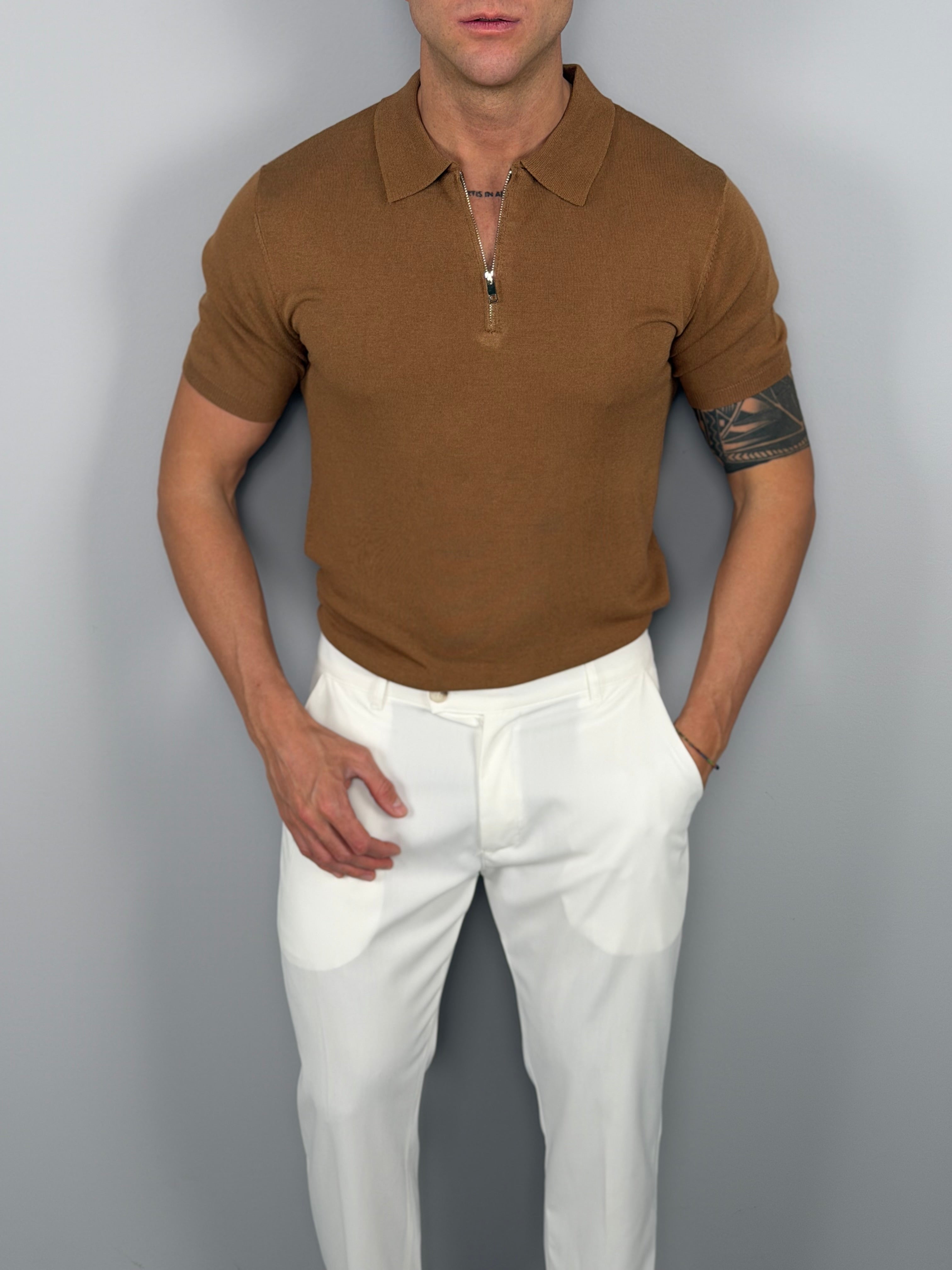 POLO À FERMETURE ÉCLAIR PALMAS