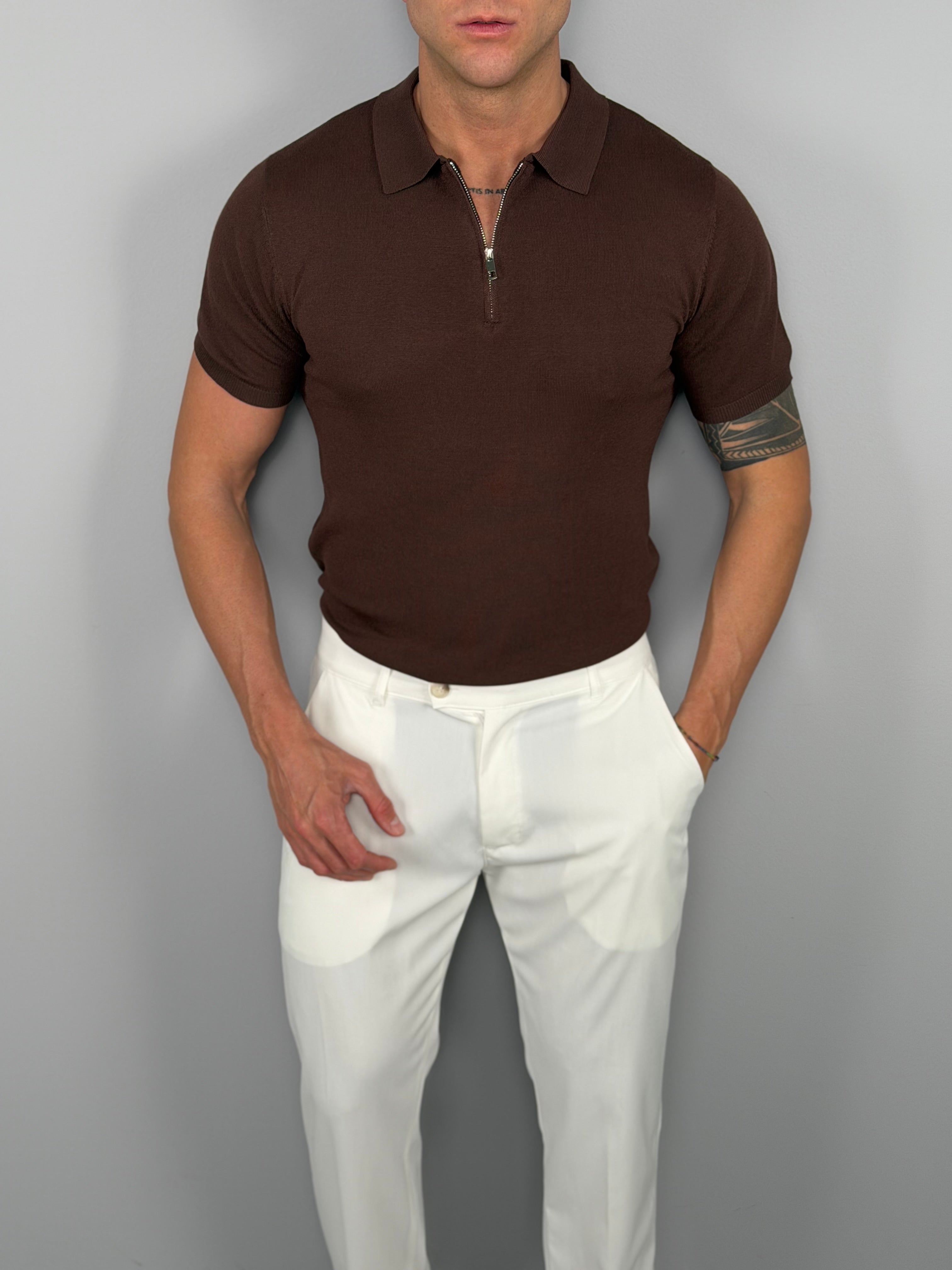 POLO À FERMETURE ÉCLAIR PALMAS