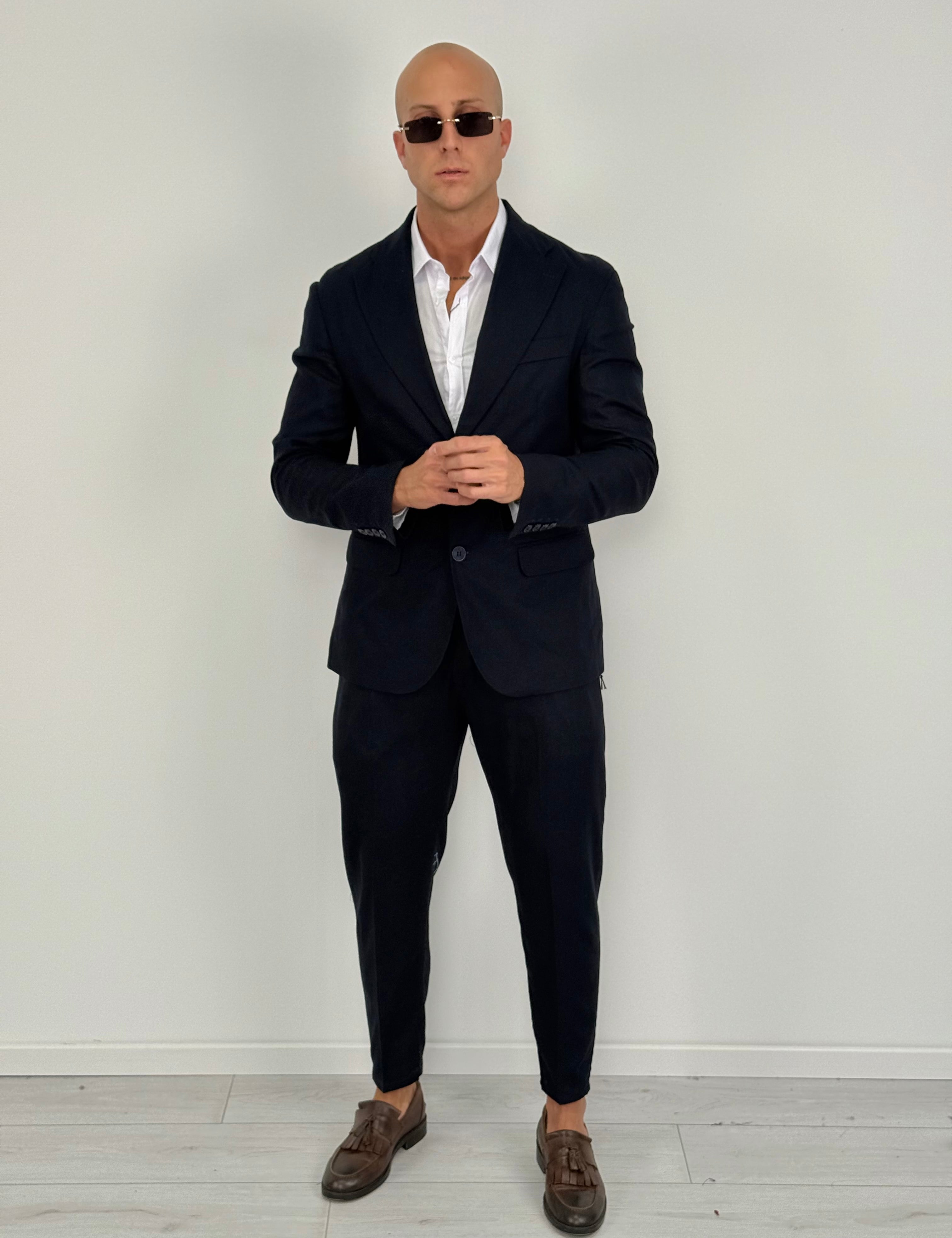 ABITO LINO MONOPETTO