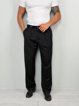 Pantalón elegante amplio premium - Bolsillos traseros invierno