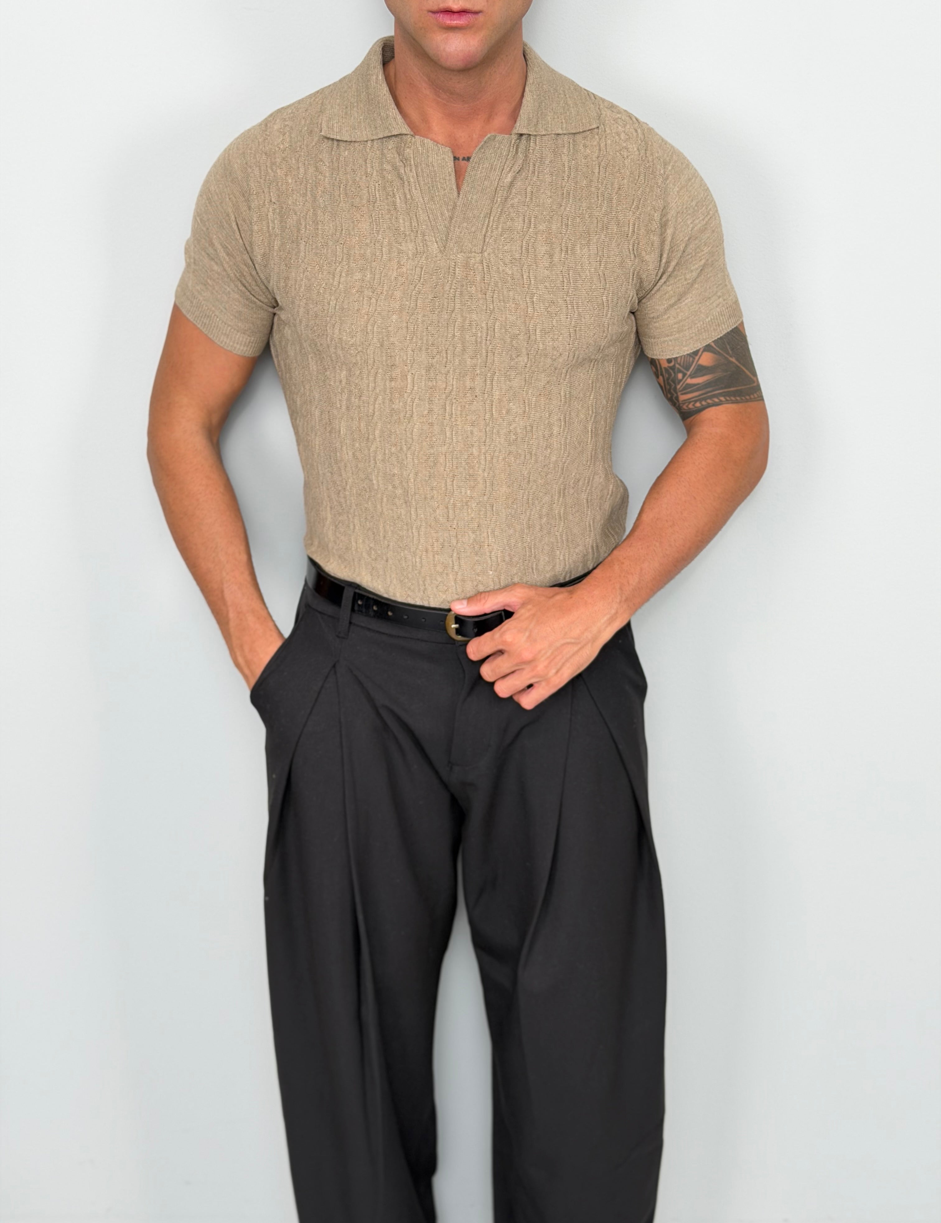 VIRGINIA WOOL POLO SHIRT