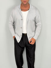 CARDIGAN POLO COTONE
